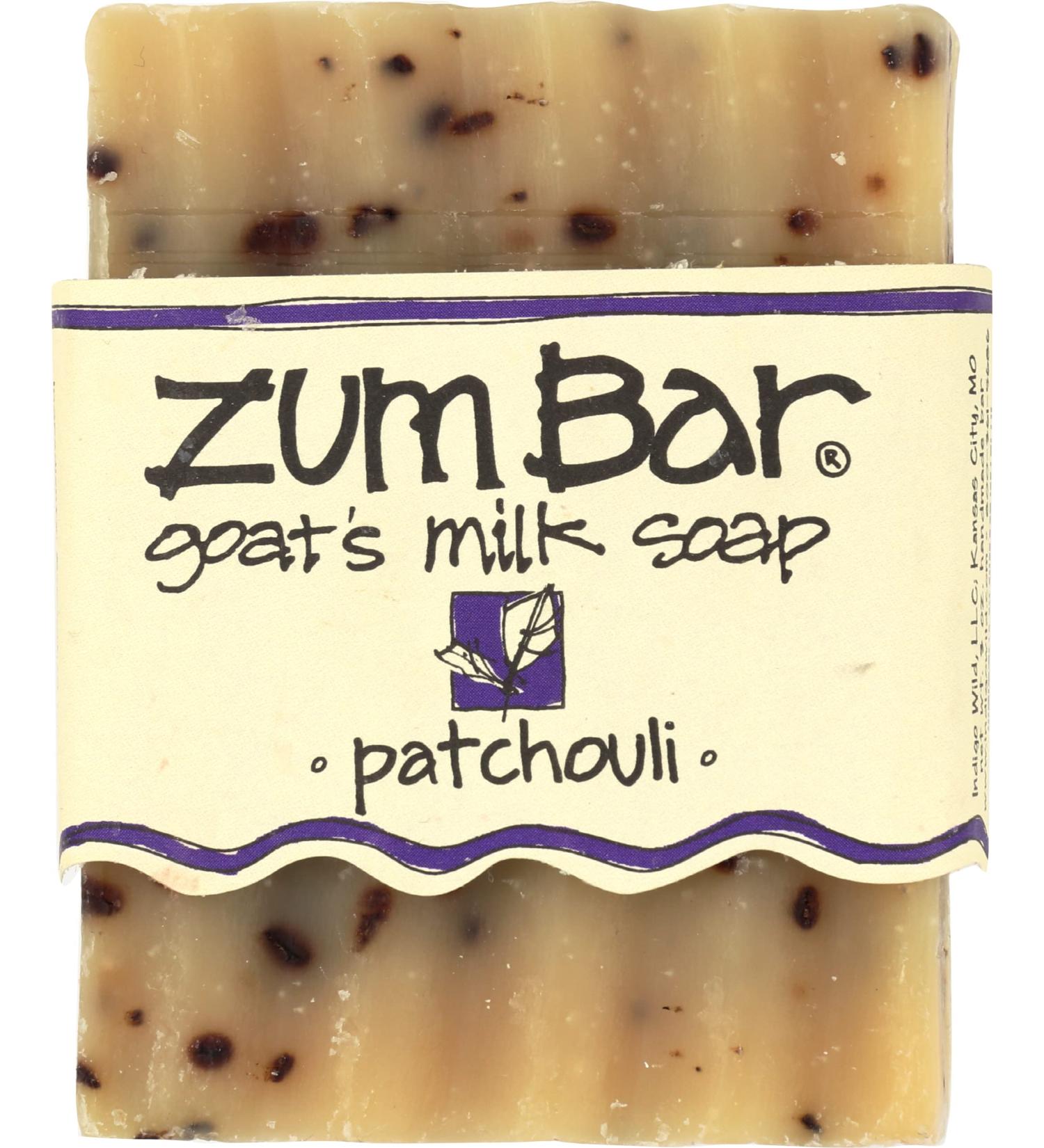 Zum Bar Goat's Milk Soap Patchouli 3 Oz (Pack of 6) Patchouli 3 Ounce (Pack of 6)