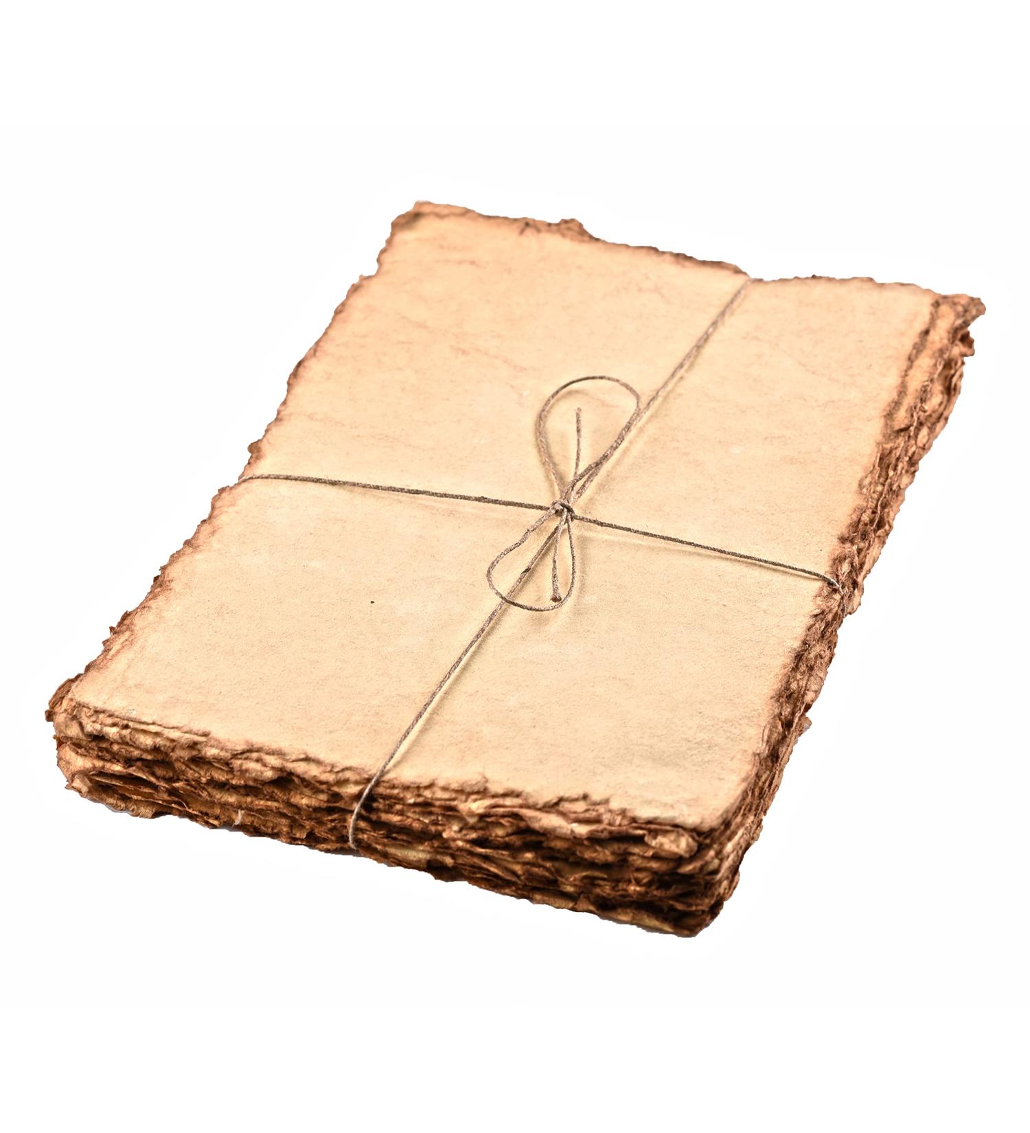 6x4 inches Mixed Media Watercolor Paper | 150 GSM Thick Deckle Edge Handmade Paper - Buy Online on GoSupps.com