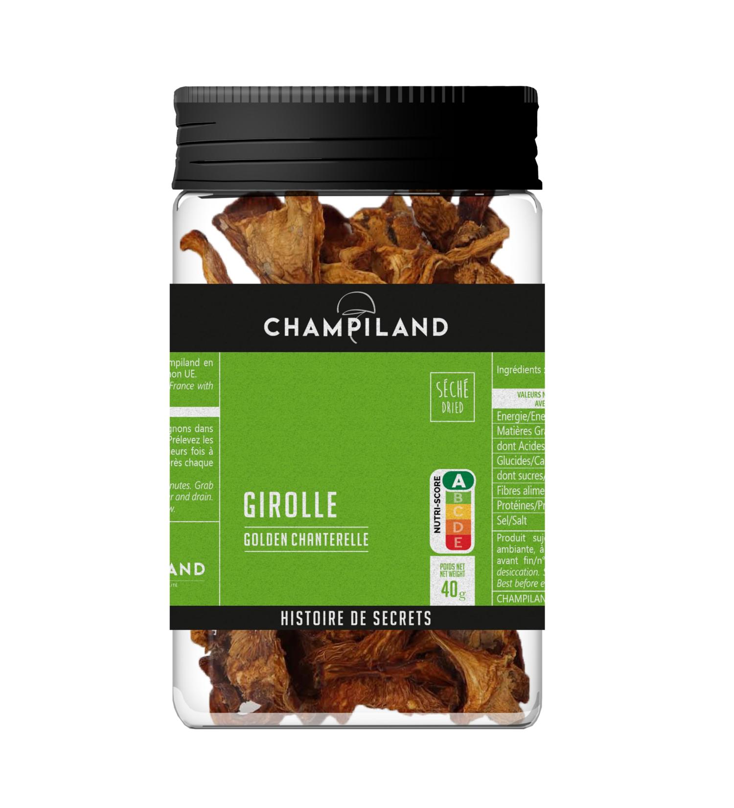 Champiland - Dried Chanterelle - Selected Sylvester Mushrooms and Hand Sorted - Exceptional Flavor - Mushrooms High in Prote - Buy Online on GoSupps.com