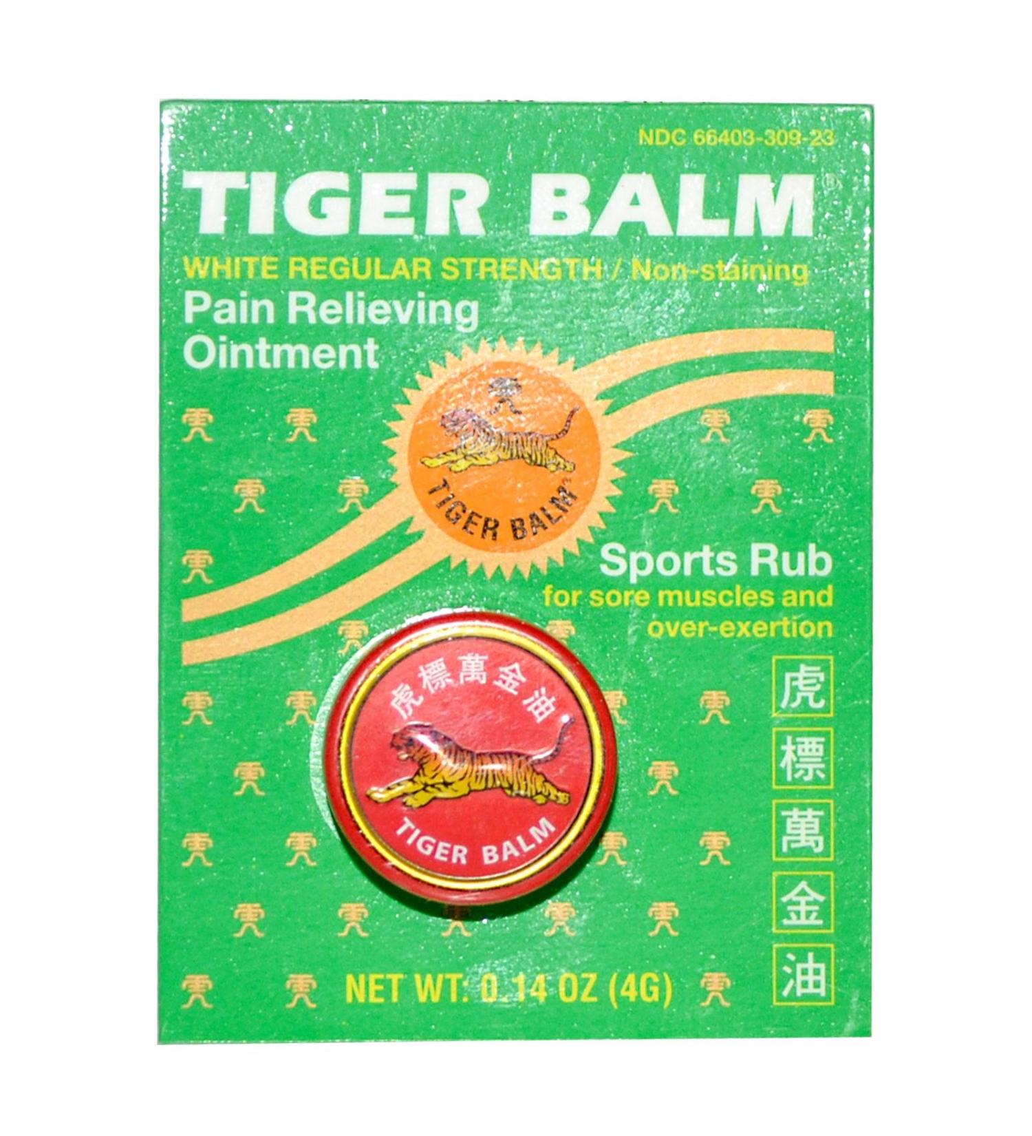 Tiger Balm Reg Strength White .14 OZ