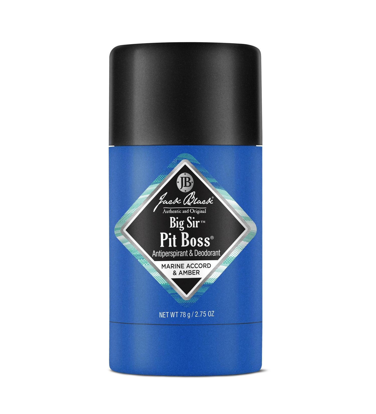 Jack Black Pit Boss Mens Deodorant Antiperspirant - Jack Black Deodorant for Men Antiperspirant for Men Antiperspirant Deodorant Men Men's Deodorant Mens Sensitive Skin Deodorant Mens Gifts Marine Accord & Amber - Buy Online on GoSupps.com