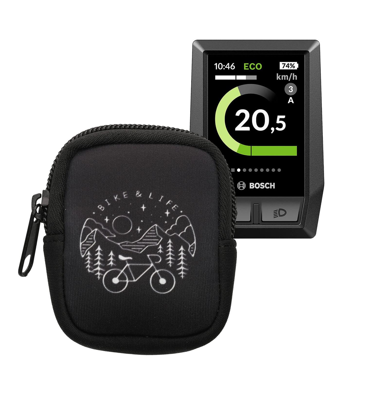 kwmobile Bike GPS Case for Bosch Kiox/Kiox 300 - Don't Touch My Bike Computer | White & Black - Durable Protection for Bike Life - Buy Online on GoSupps.com