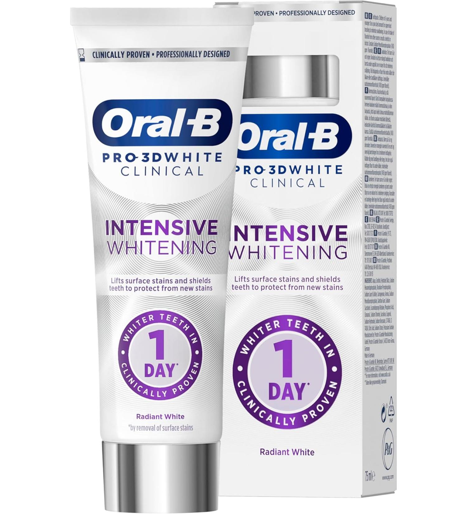 Oral-B Pro 3D White Clinical - Purple - Buy Online on GoSupps.com
