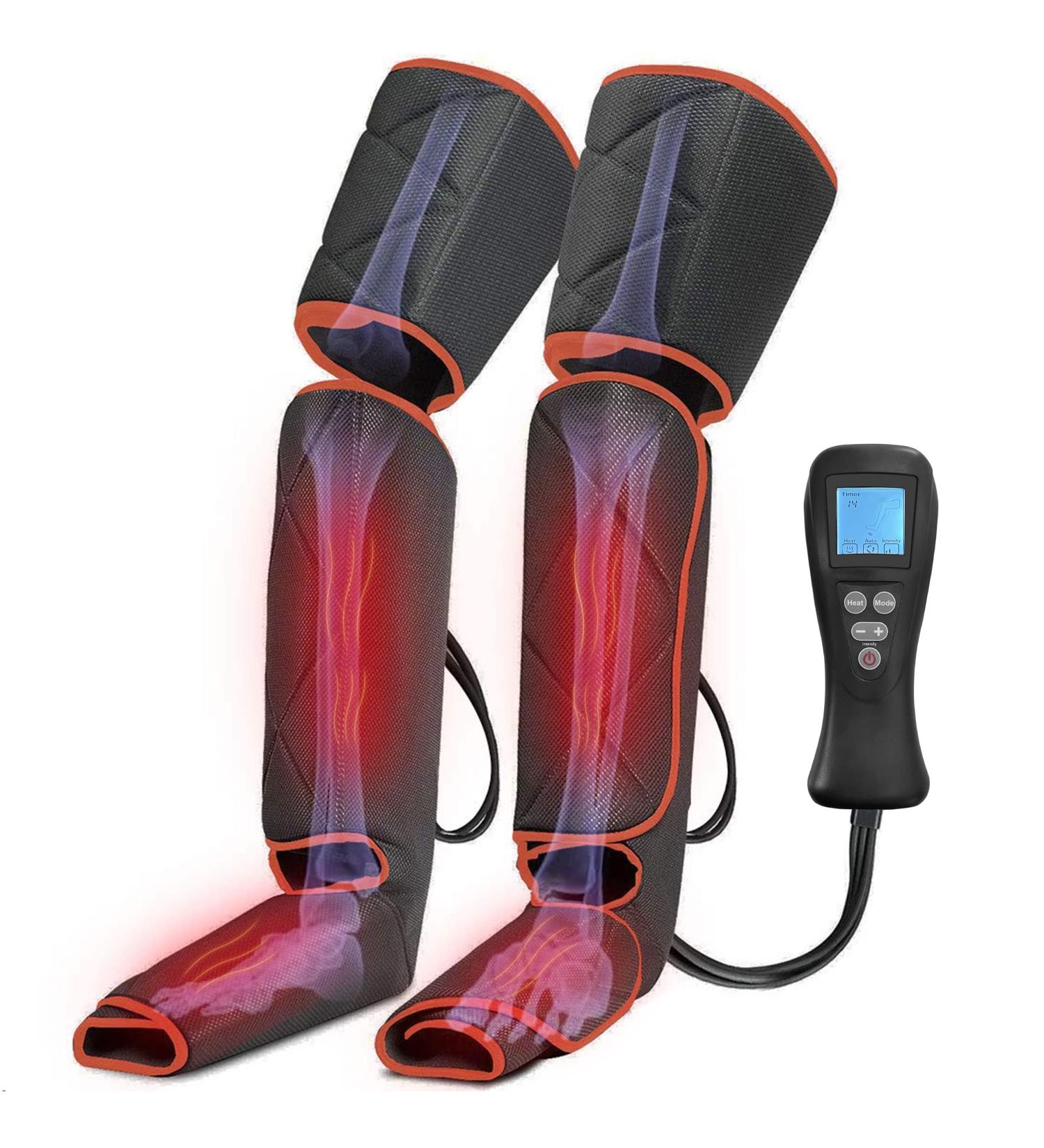 CLORIS 2021 Arms Leg Massager with Heat Function - 4 Modes, 4 Intensities for Arms, Tired Feet, Legs, Calf - Deep Kneading | Relax Leg Muscle Gifts for Mom & Dad - Buy Online on GoSupps.com