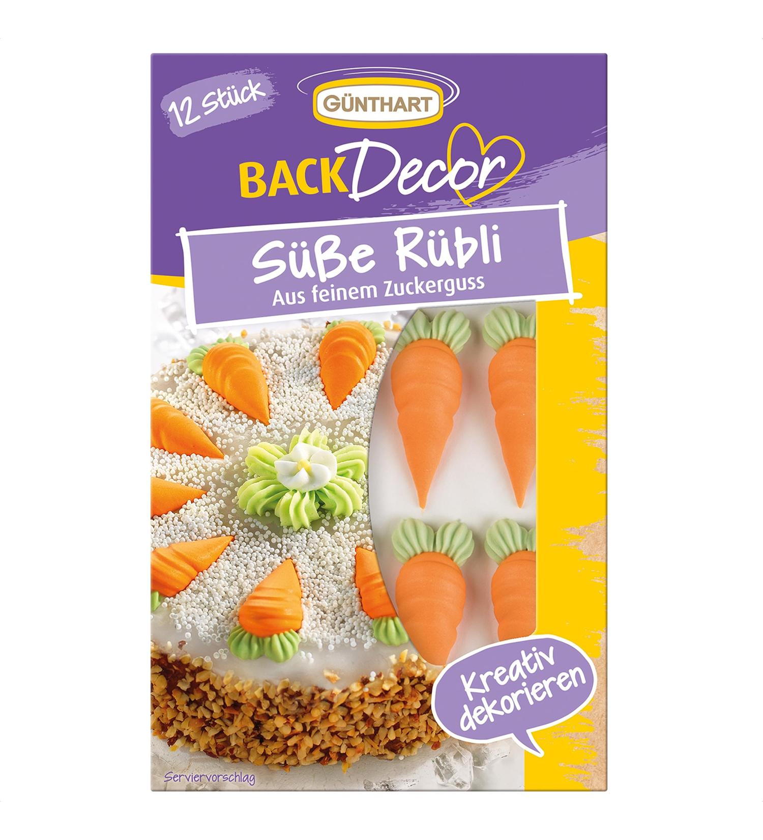 Buy G nthart BackDecor Sugar Carrots for Carrot Cake - 12 Pieces 36g Pack | International Shipping Available - Buy Online on GoSupps.com