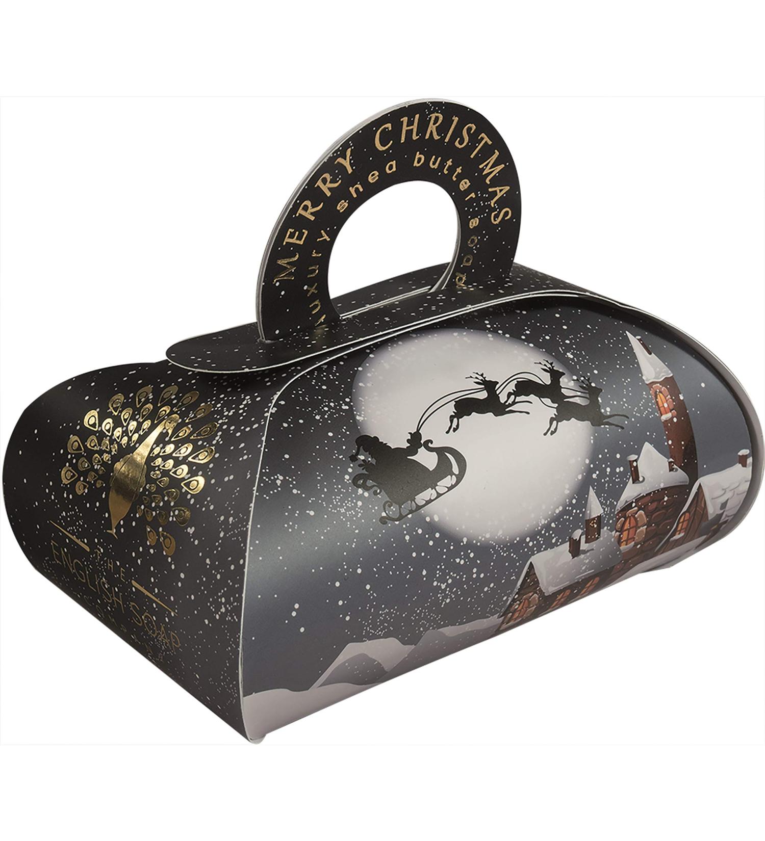 Festive Soap - Winter Village Luxury Guest Soap 260g - Cinnamon and Mulled Wine Fragrance - Buy Online on GoSupps.com