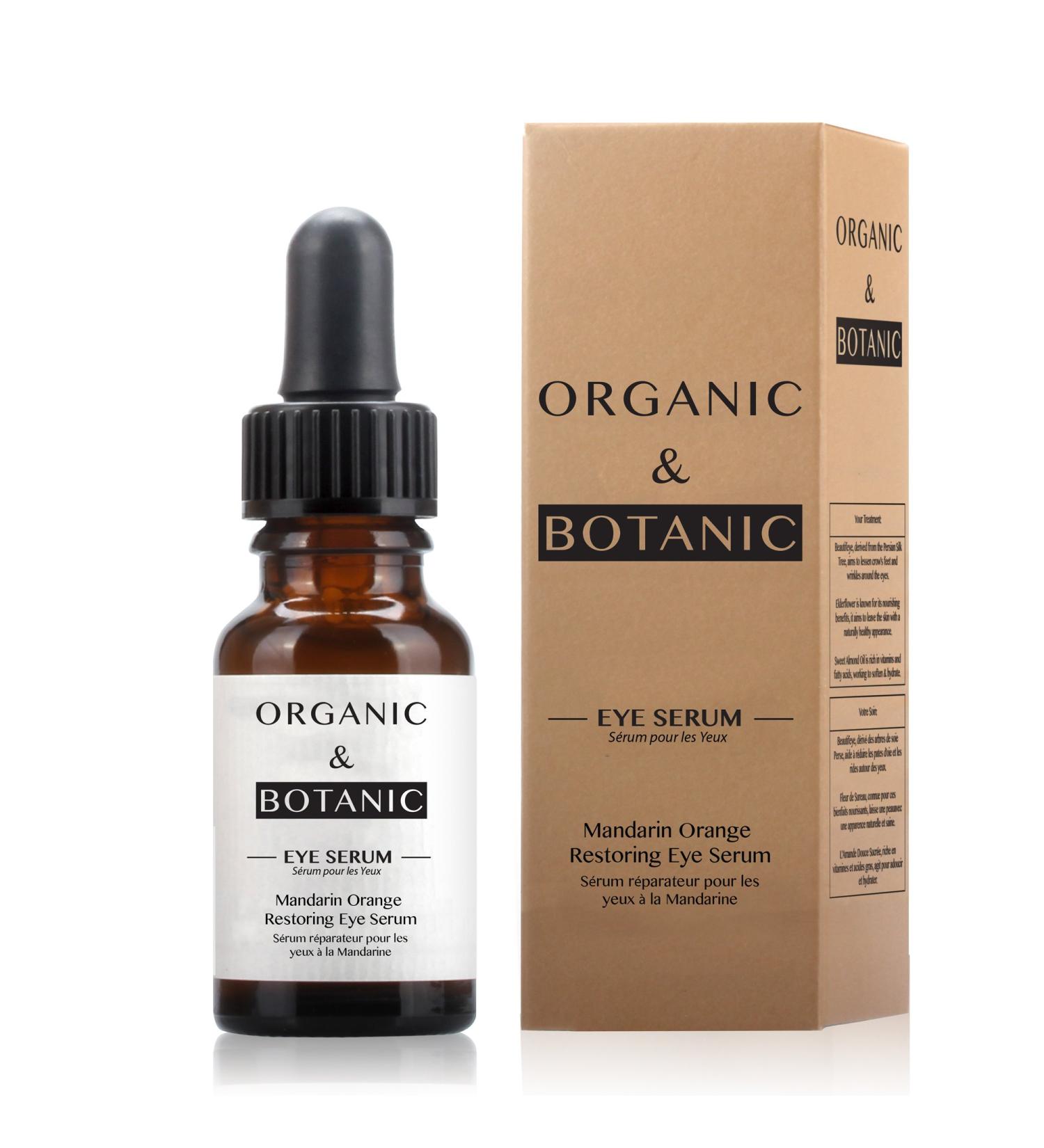 Dr Botanicals Mandarin Orange Eye Contour Serum 15ml | Restorative Eye Serum for Brightening and Rejuvenation | International Shipping Available - Buy Online on GoSupps.com