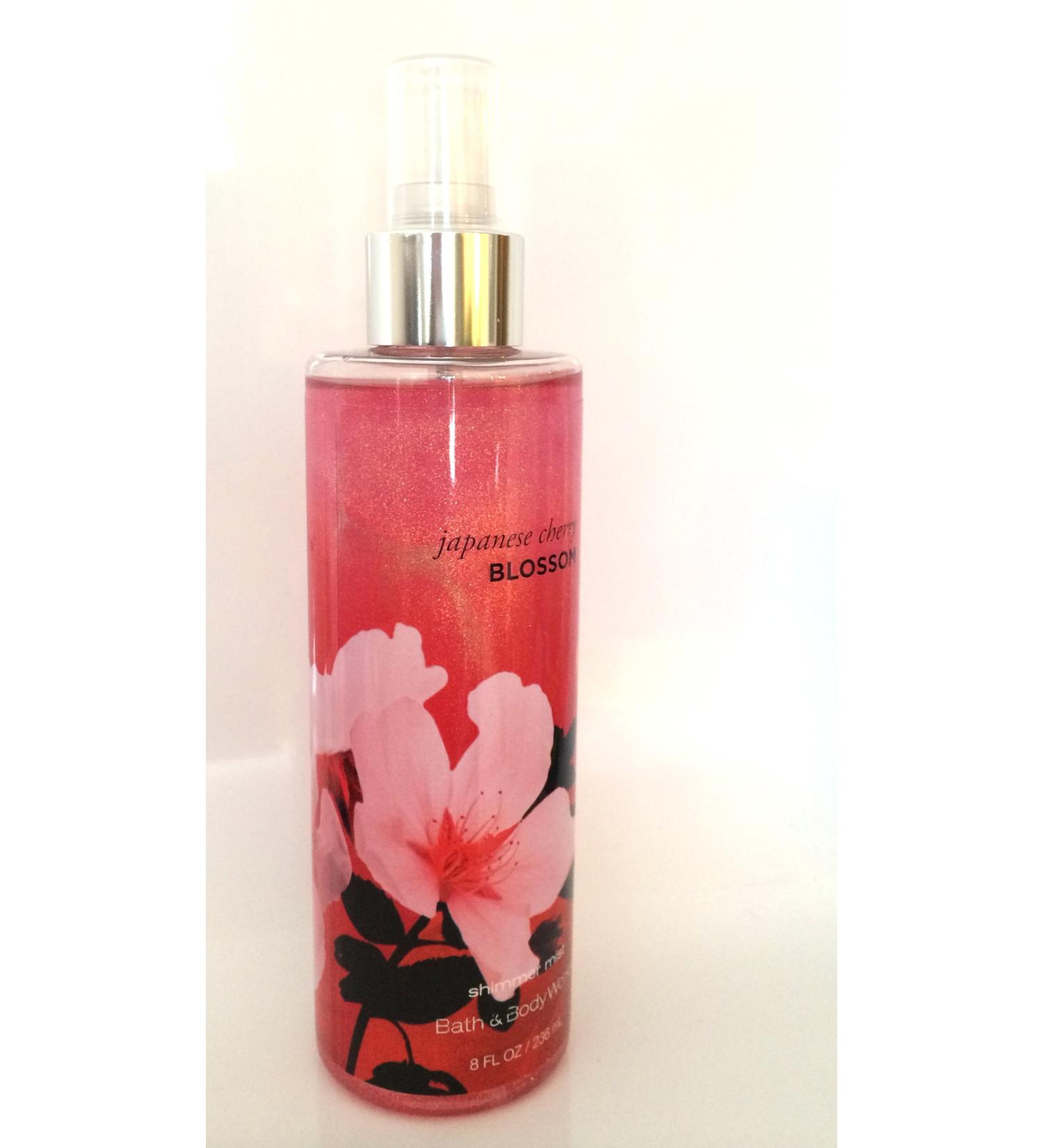 Bath and Body Works Japanese Cherry Blossom Sensual Shimmer Mist 8 oz