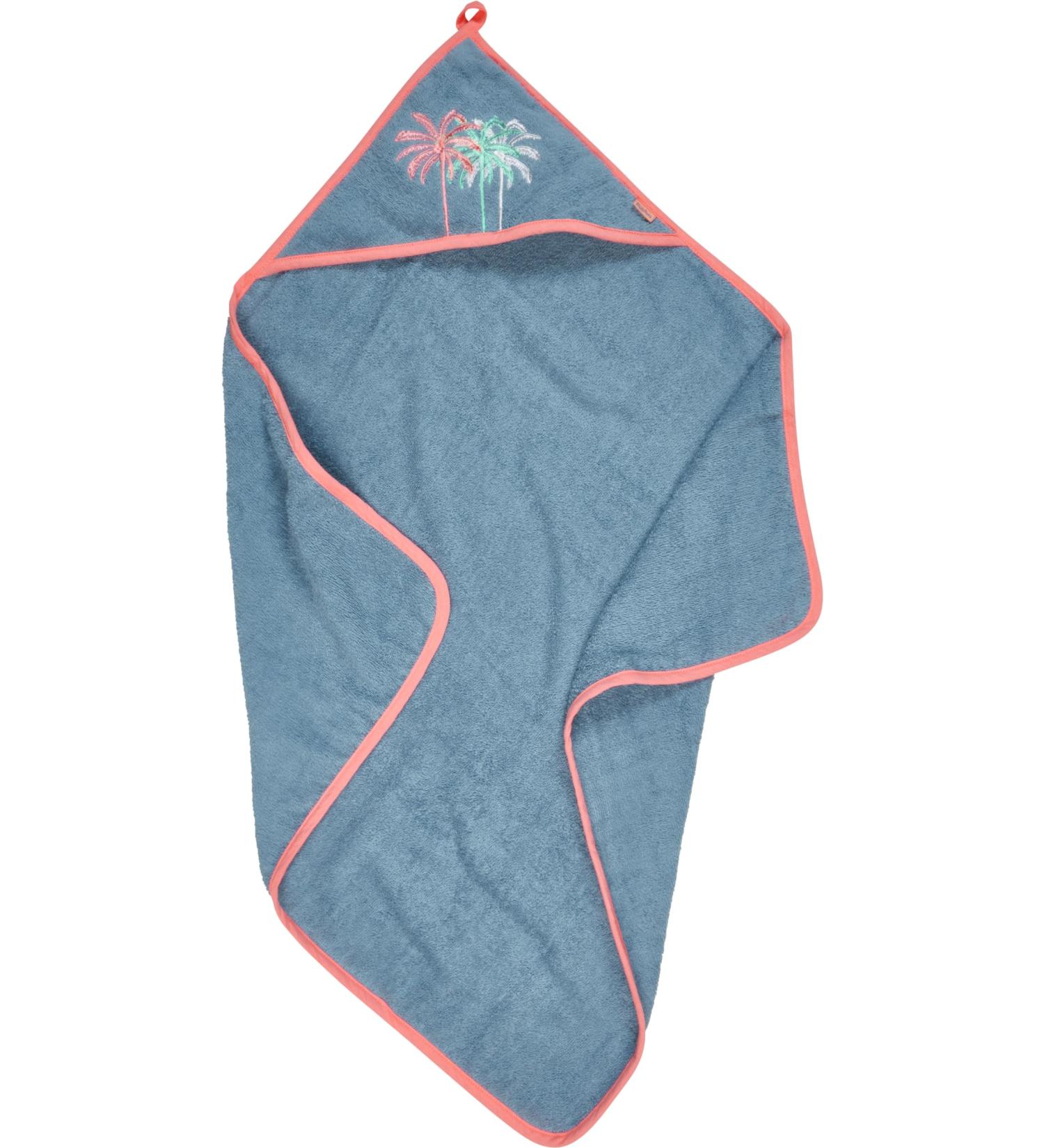 Playshoes Baby Terry Cloth Hooded Towel Bath Towel Palm Trees 100x100cm