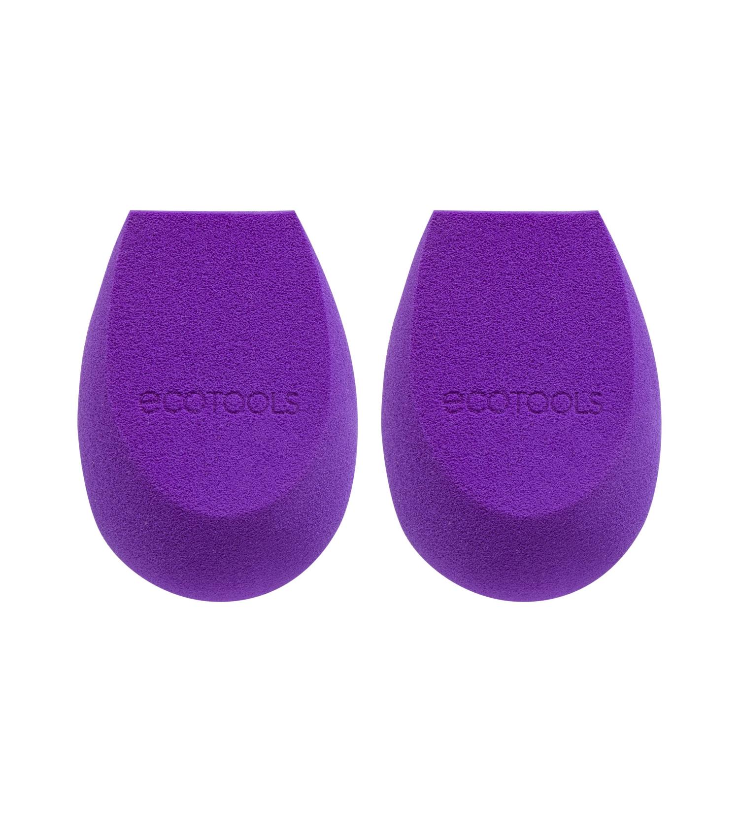 EcoTools Bioblender Makeup Sponge Duo - Natural Beauty Sponges for Liquid & Cream Products - Foundation & Concealer Blending Sponges - Cruelty Free & Vegan - 2 Count - Buy Online on GoSupps.com
