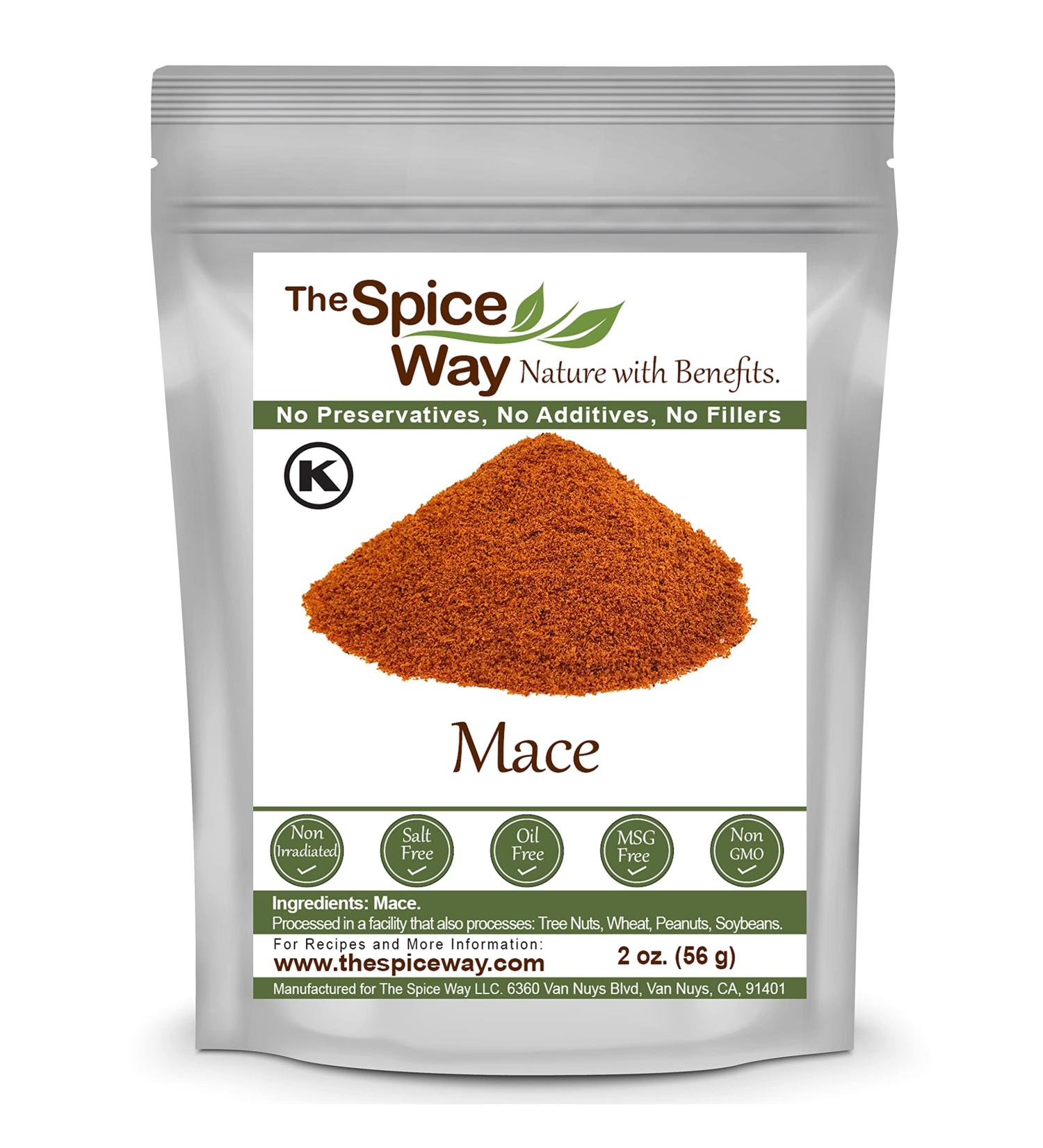 The Spice Way Mace Ground - 2 oz | Pure Mace Powder for Cooking and Baking - Buy Online on GoSupps.com