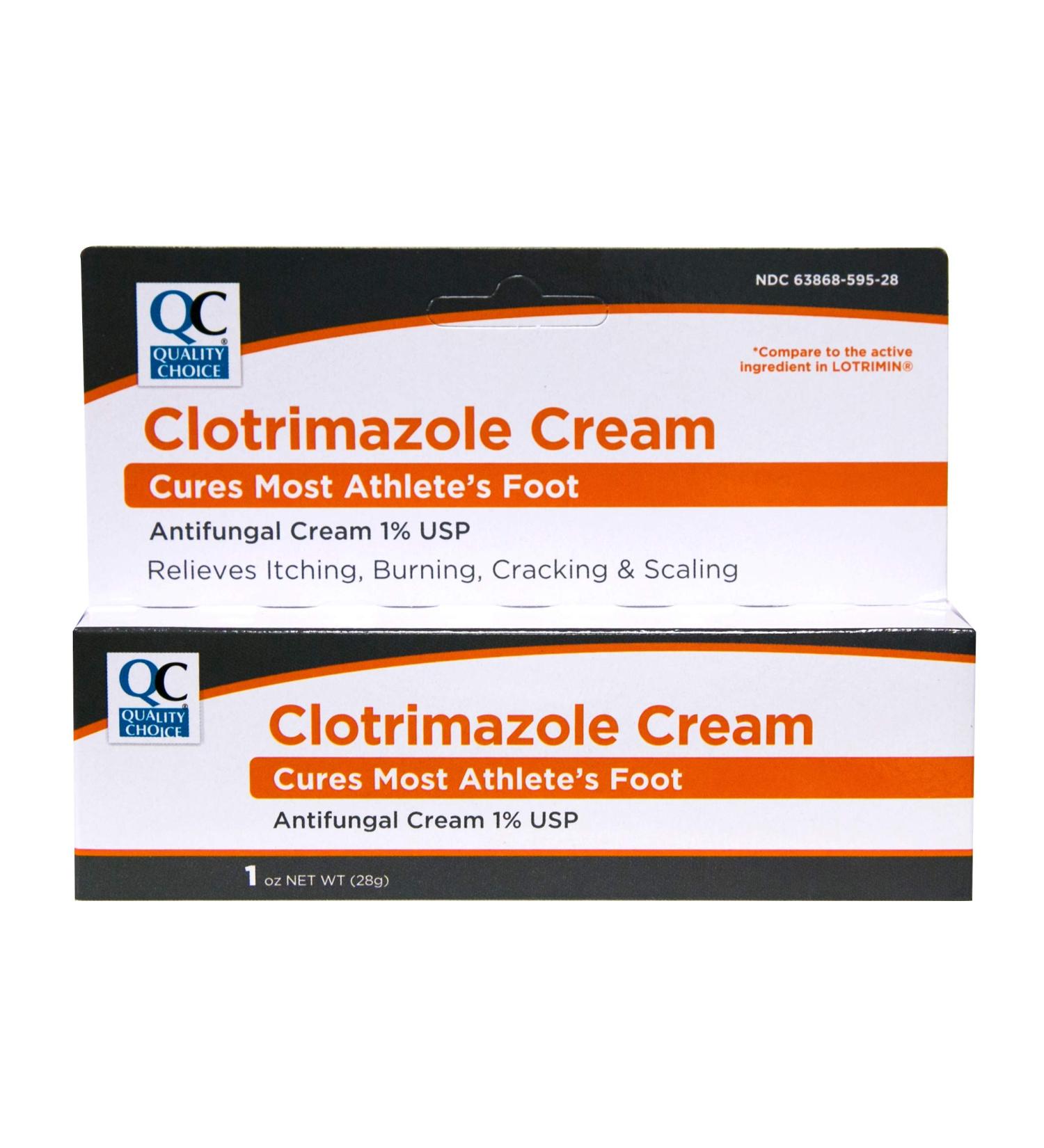 Quality Choice Clotrimazole Antifungal Cream 1 oz - Fast-Acting Relief for Fungal Infections - Buy Online on GoSupps.com