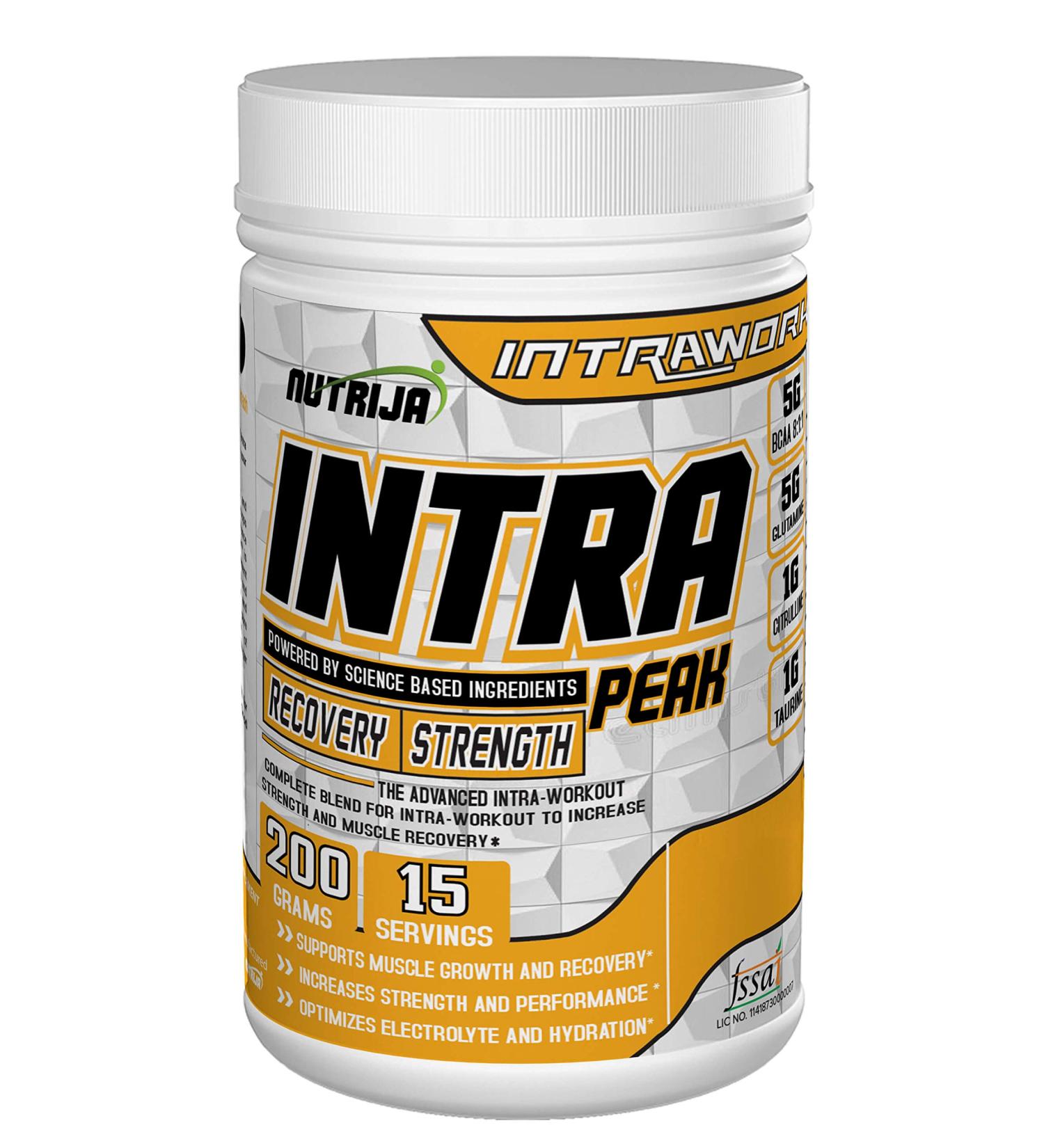 Intra Peak (Orange) - Premium 200g Energy Supplement for International Shipping - Buy Online on GoSupps.com