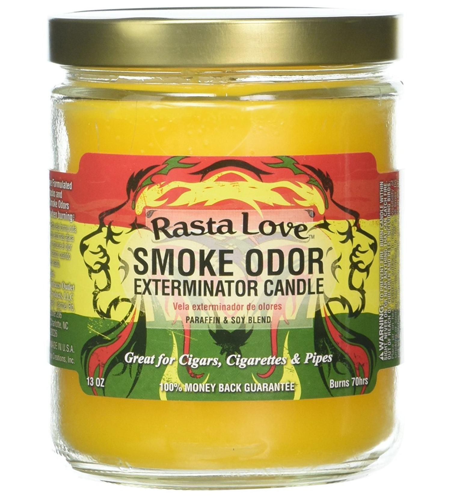 Smoke Odor Exterminator 13oz Jar Candle Rasta Love (3)