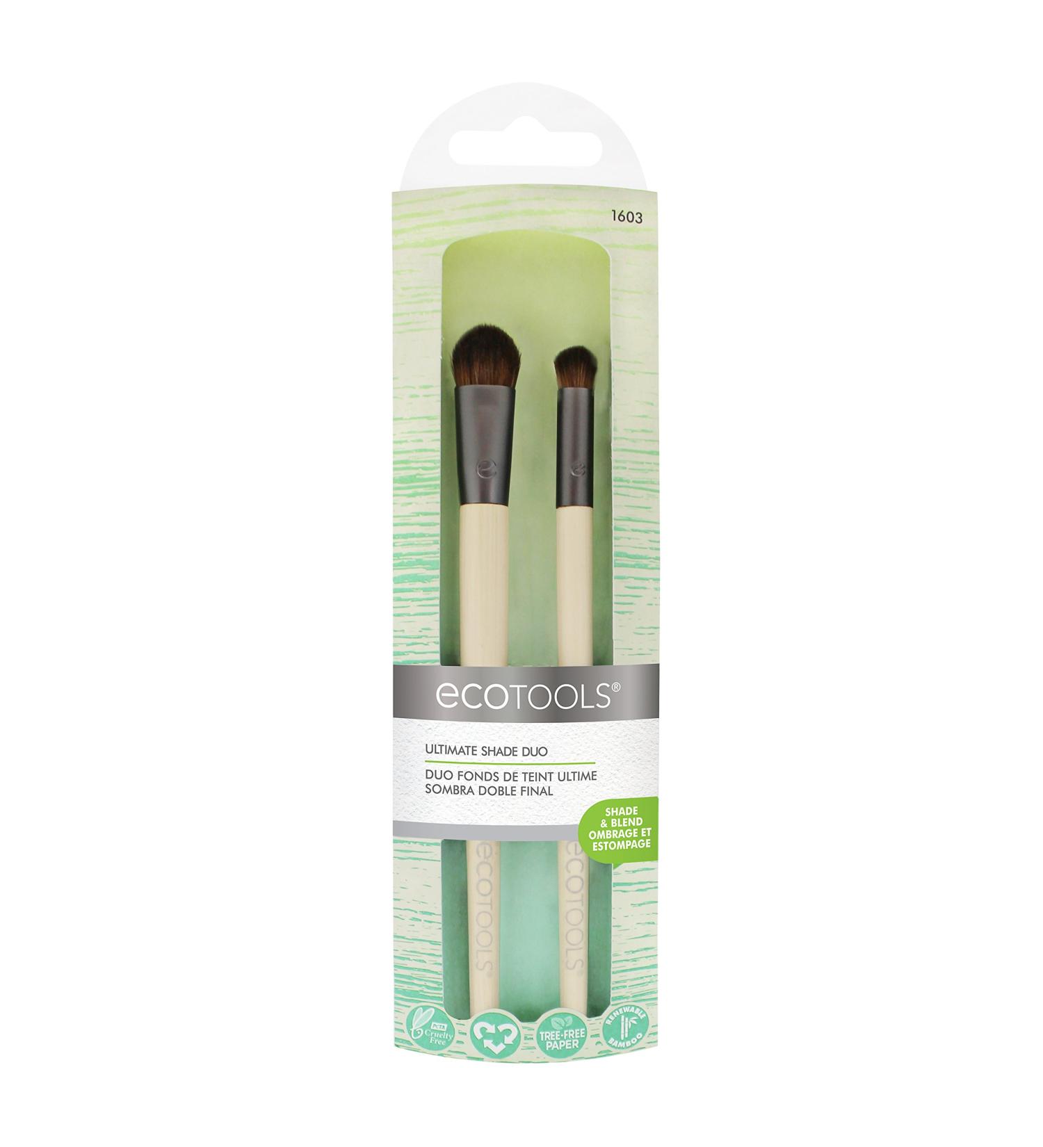 EcoTools Ultimate Shade Duo - 2 Premium Makeup Brushes for Flawless Application - Buy Online on GoSupps.com