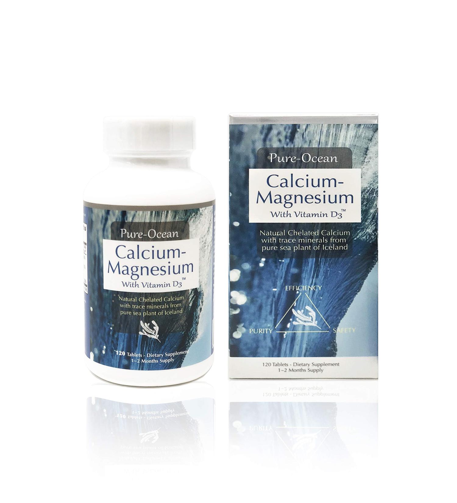 Vision Smart Center Ocean Plant Calcium Extract + Vitamin D3 for Bone Density Increase - Buy Online on GoSupps.com