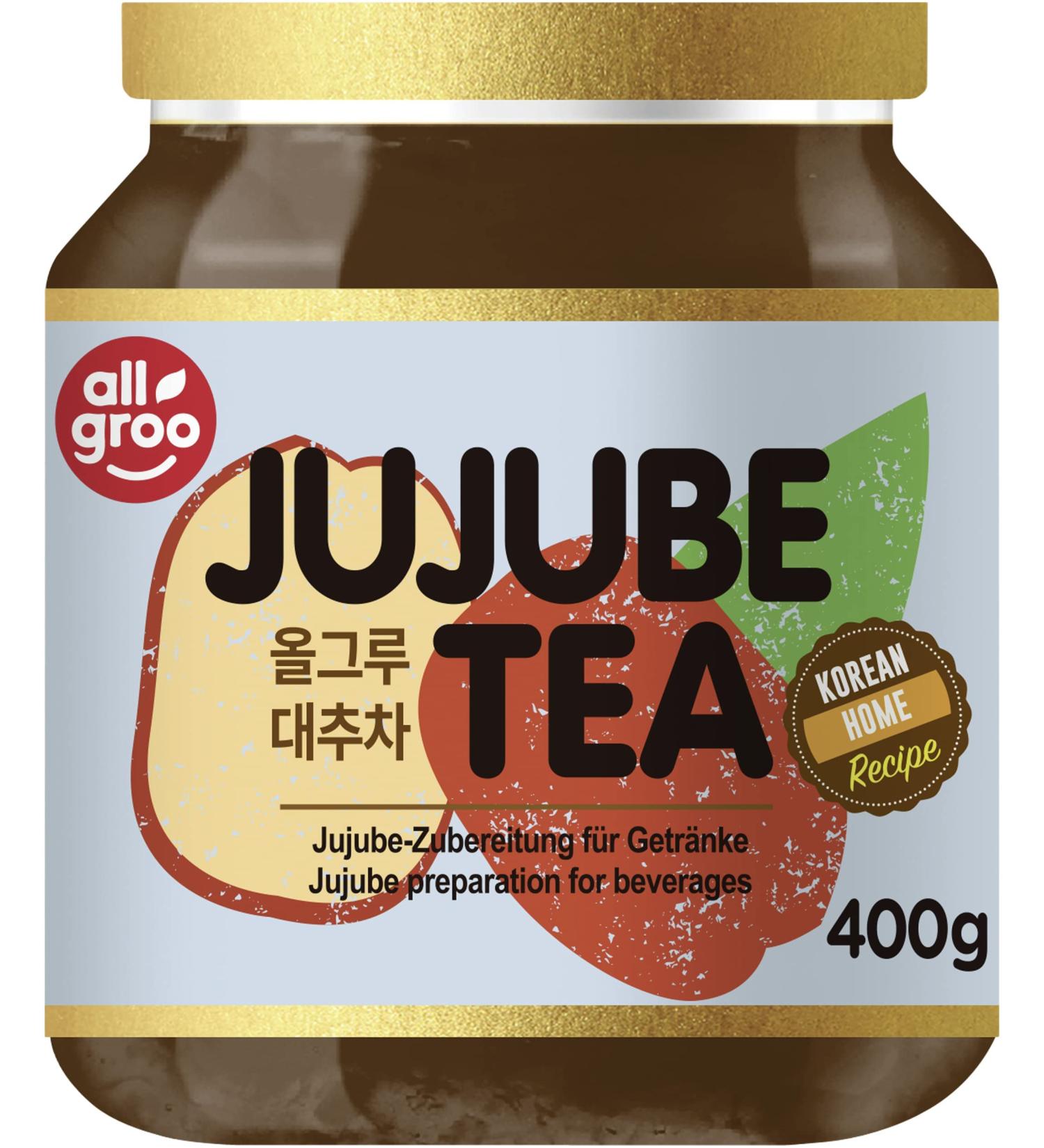 Allgroo Jujube Tea | Vegan & Gluten-Free Jujube Spread | 400g Pack - International Shipping Available - Buy Online on GoSupps.com