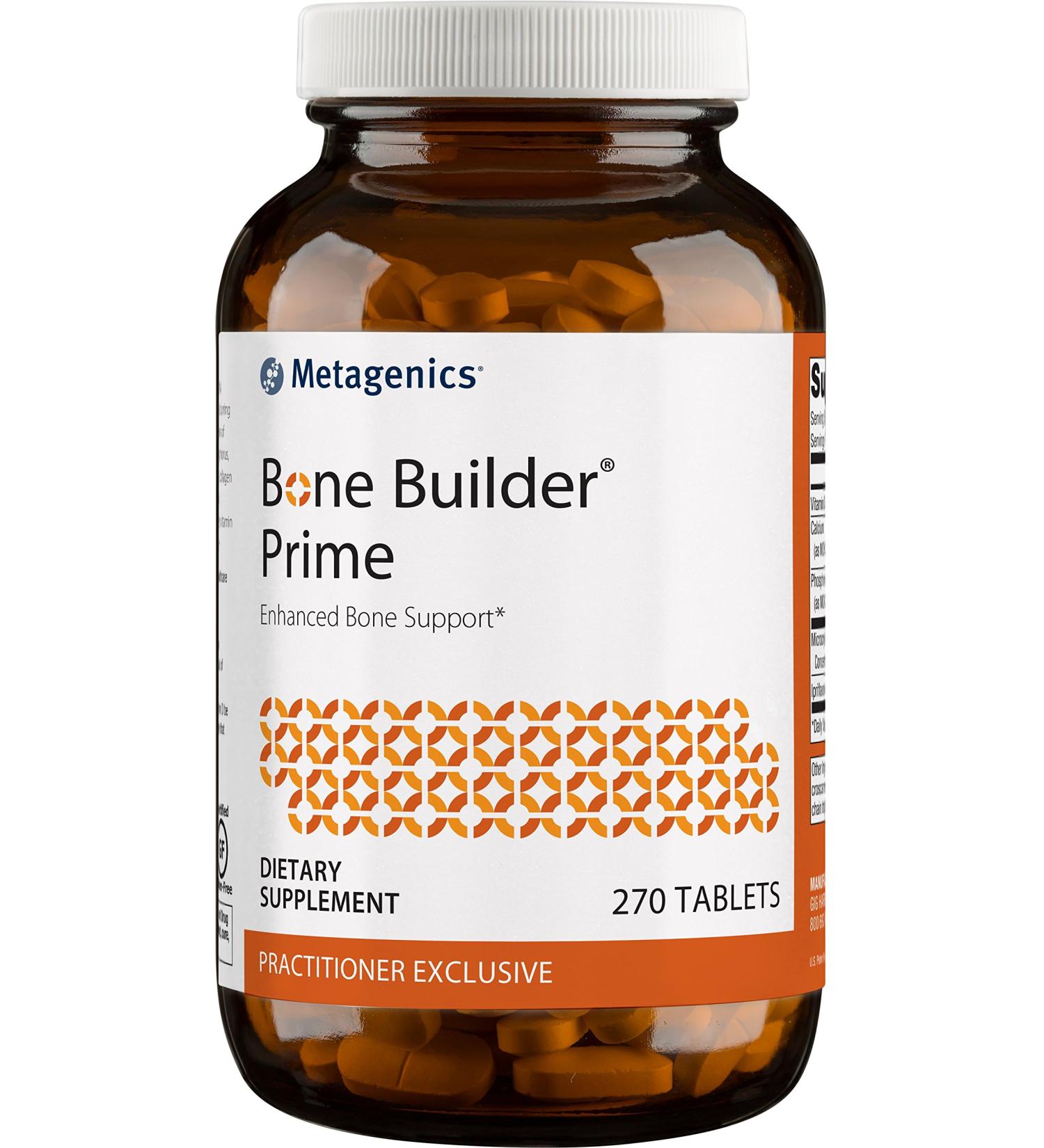Metagenics Bone Builder Prime Tablets - 90 Servings | Supports Healthy Bone Density with Calcium, Phosphorus, Vitamin D, and Ipriflavone - Buy Online on GoSupps.com