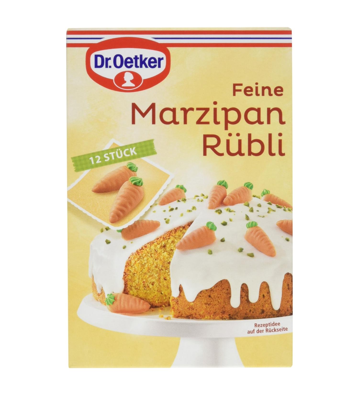 Dr. Oetker Feine Marzipan R bli - Carrot Shaped Edible Cake Decorations for Carrot Cakes 42g - Buy Online on GoSupps.com
