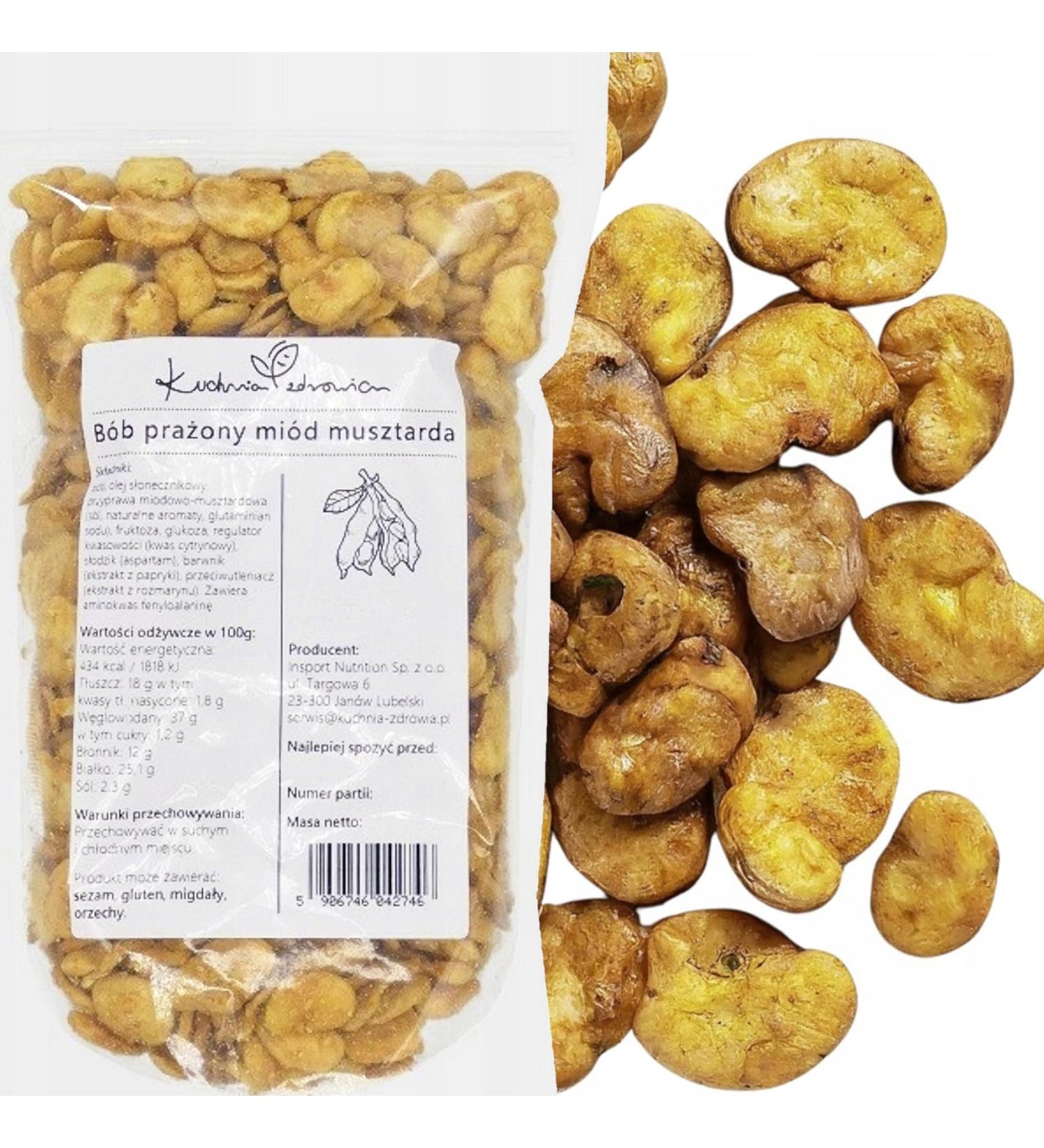 F ves Grill es Saveur Miel et Moutarde 500g | Snack Prot in Base de L gumineuses | Riche en Fibres | Croustillantes et Naturelles | KUCHNIA ZDROWIA 500 g (Lot de 1) - Buy Online on GoSupps.com