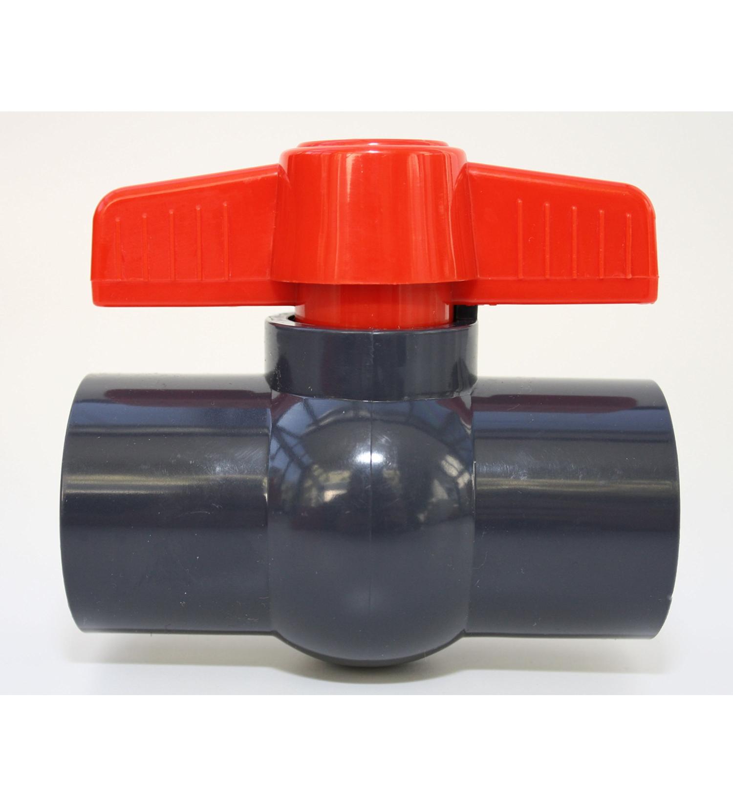 Buy 32mm PVC-U Ball Valve with 2 Adhesive Sockets - 10 Bar DIN 8063 for International Shipping - Buy Online on GoSupps.com