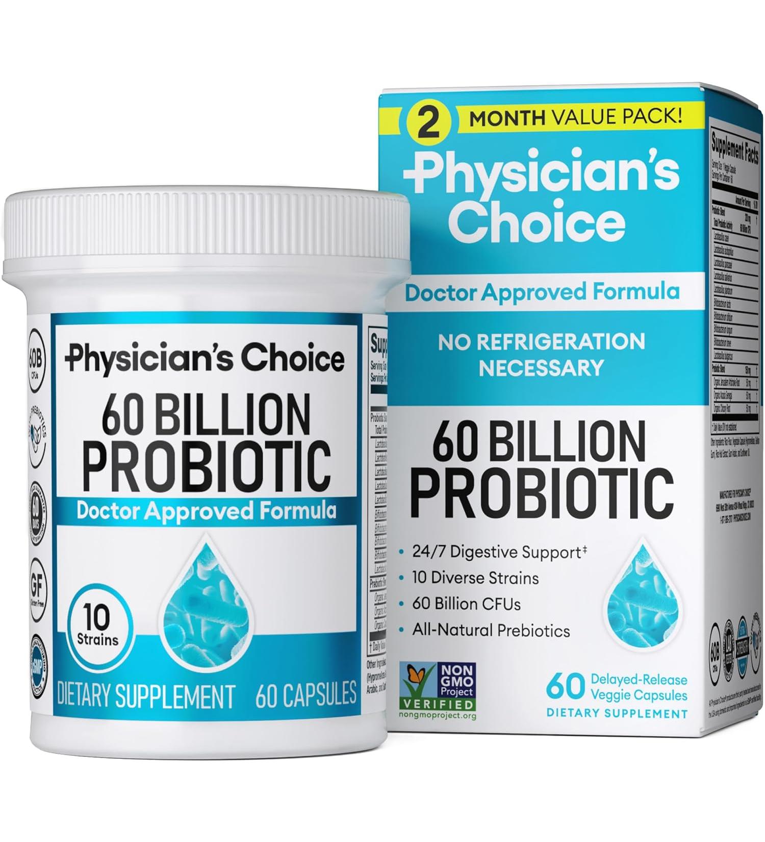 Physician's Choice Doctor Approved Formula - 10 Trains - 60 Capules  - Buy Online on GoSupps.com