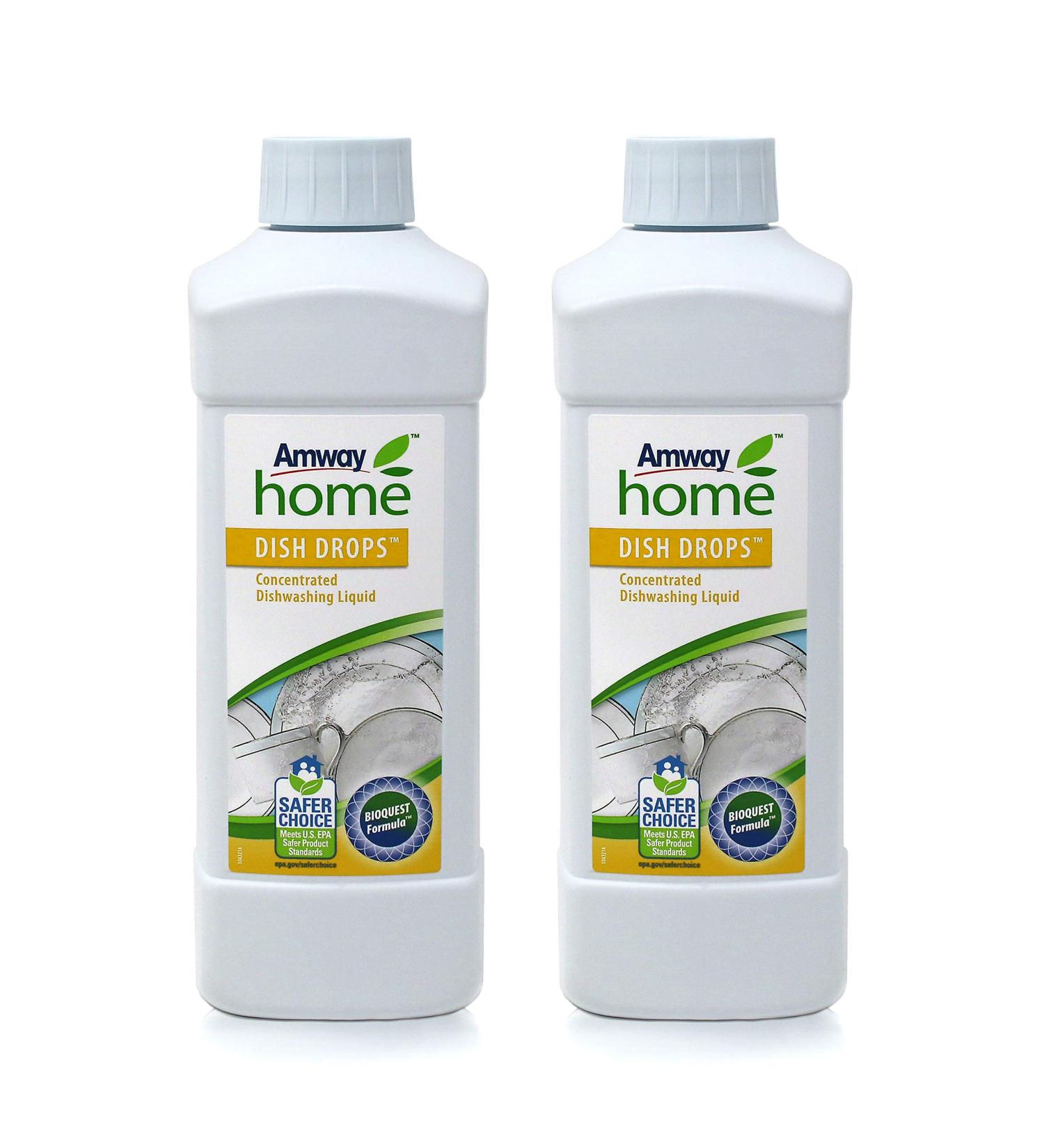 Amway Dish Drops 2 x 1 Liter Concentrated Liquid Dishwashing Detergent (Art.-Nr. 110488) - Buy Online on GoSupps.com
