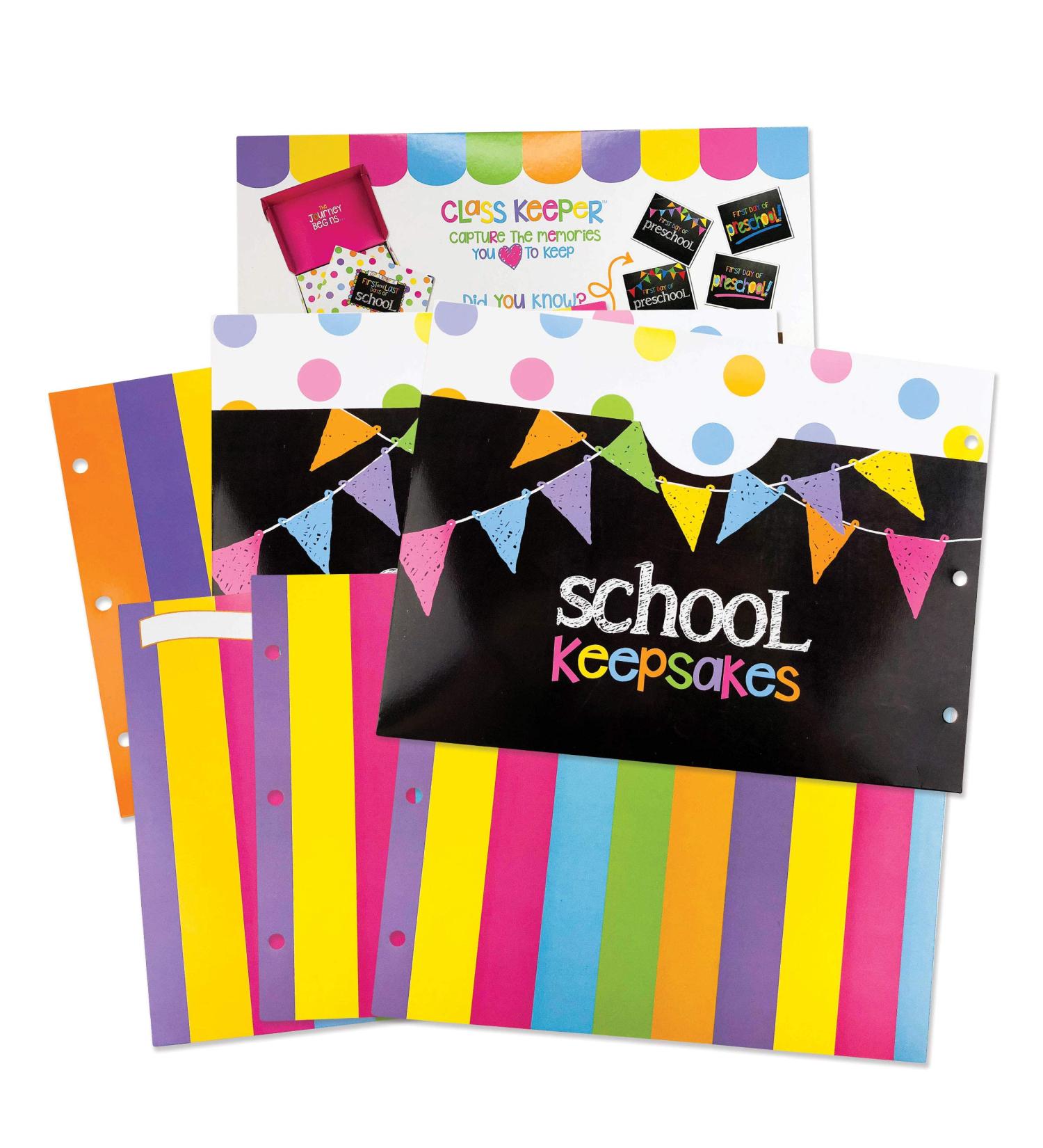 School Memory Scrapbook (3 Sets) Refill Extra Pockets and Photo Pages Kits for Class Keeper  Memory Keepsake Book for Girls Extra Pockets and Photo Pages Kits Pastel for Girls (3 Pocket+Photo Pg Kit) - Buy Online on GoSupps.com