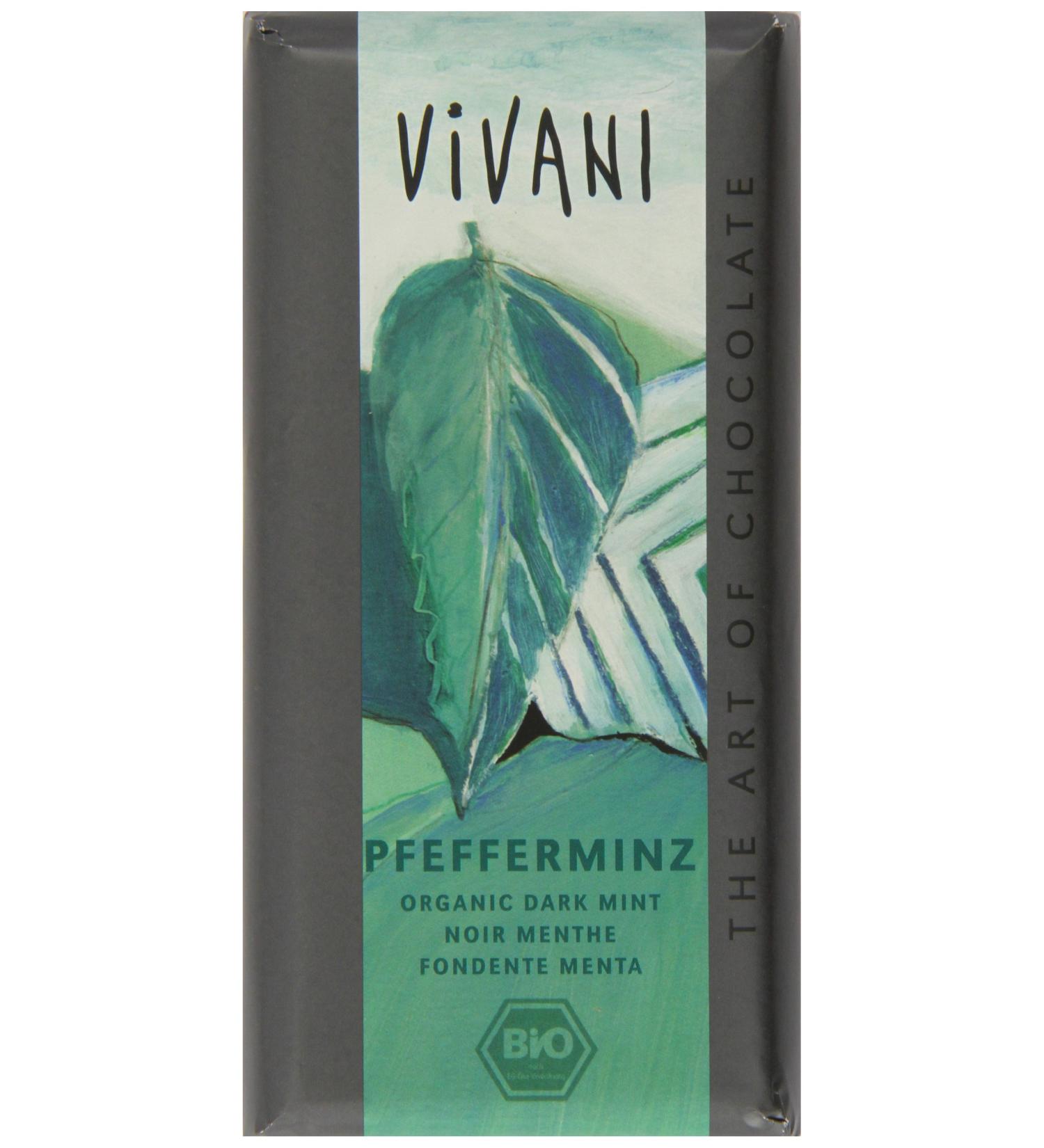  Vivani Viviani Organic Chocolate Mint 100g - Pack of 5 - Buy Online on GoSupps.com