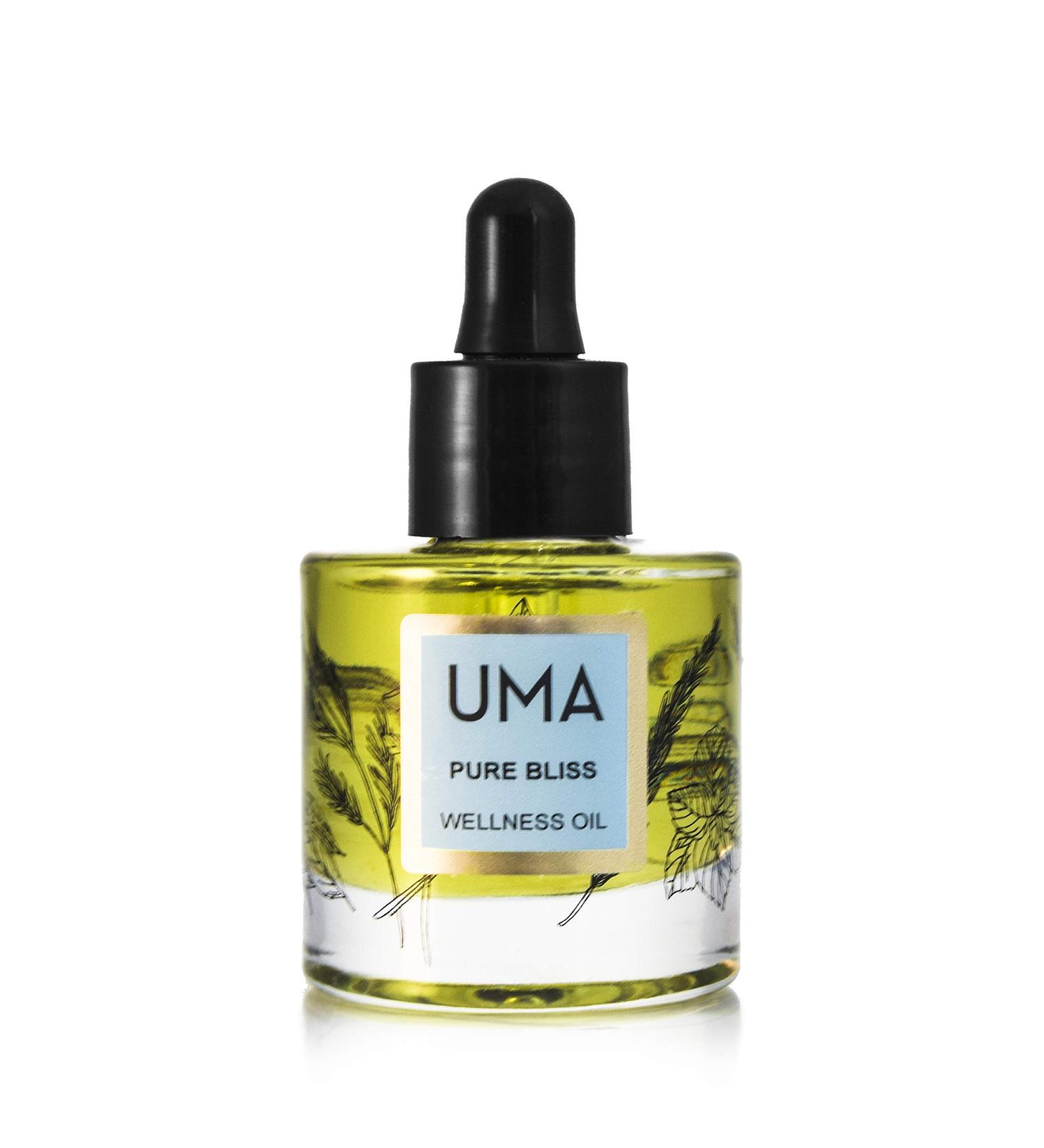 Buy UMA Pure Bliss Wellness Oil - Mood Enhancer Stress Relief & Confidence Booster | 100% Organic Ayurvedic Clary Sage Rose & Sandalwood | Vegan 1 fl oz (30 ml - Buy Online on GoSupps.com