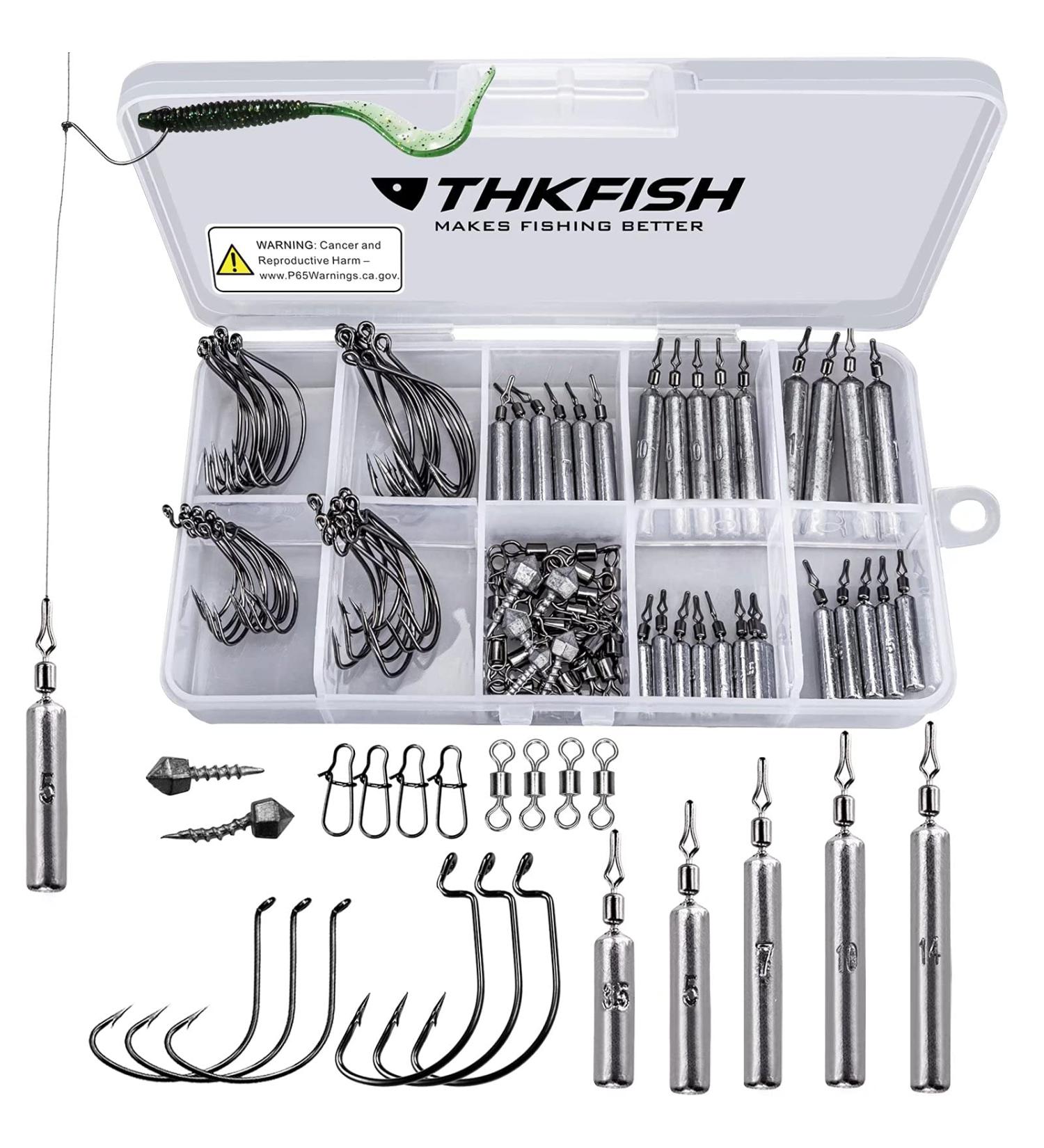 Thkfish 28-Piece Fishing Accessories Set - Drop Shot Weights Rig Kit and More for International Anglers - Buy Online on GoSupps.com