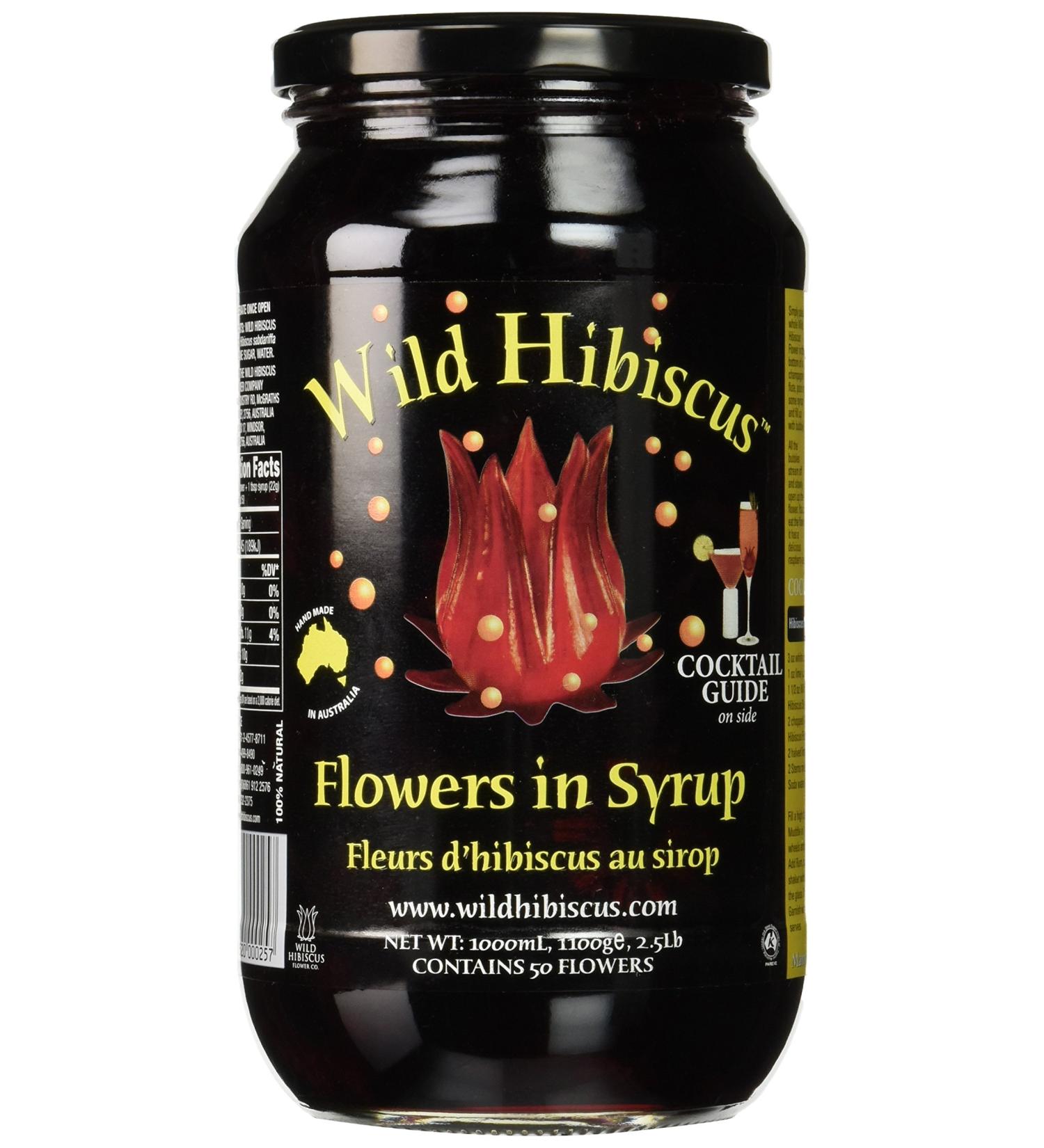 Wild Hibiscus Flower Company Syrup - 2.5 lb | Premium Quality Hibiscus Syrup - Buy Online on GoSupps.com
