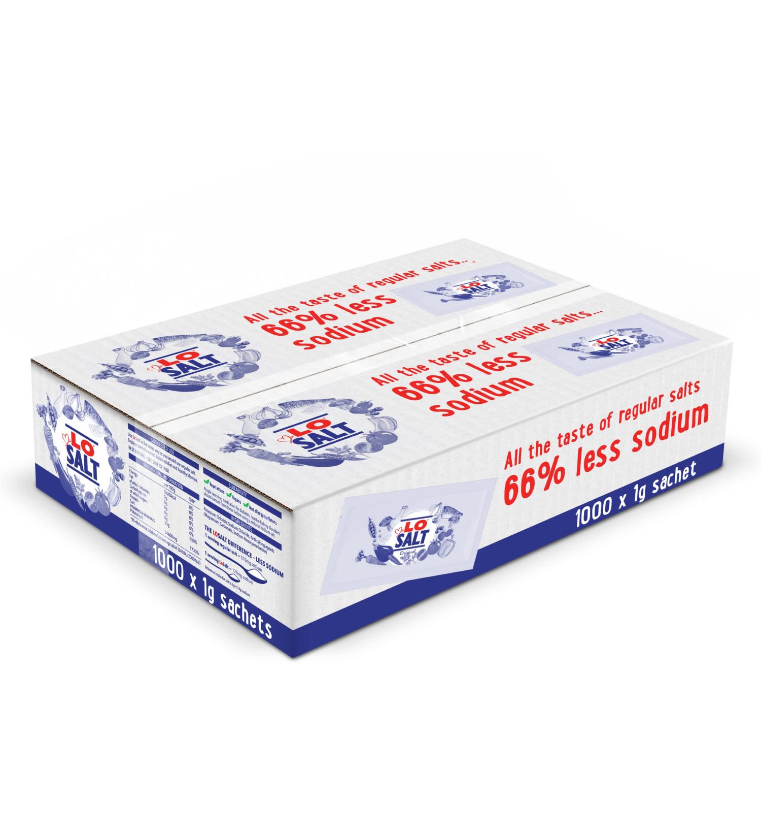 Lo Salt Lo Sodium Sachets 1 x 1000s
