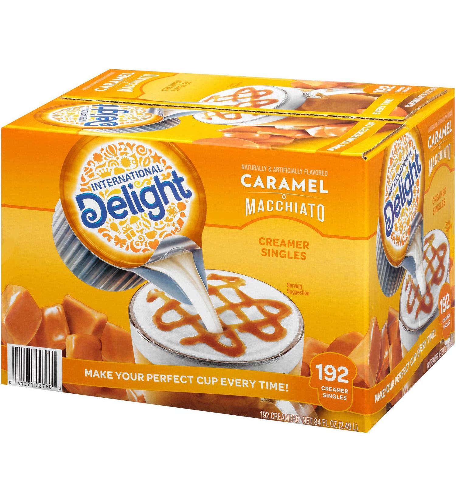 International Delight Caramel Macchiato Coffee Creamer - 192 Count Case Pack - Buy Online on GoSupps.com