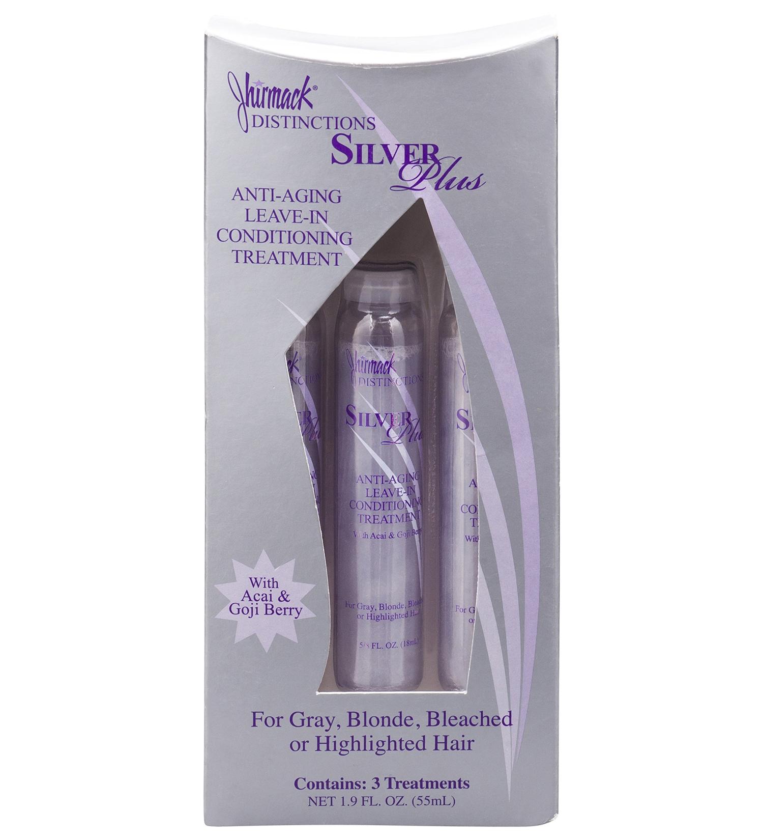 Jhirmack Silver Plus Anti-Aging Leave-in Conditioning Treatment Set - Best International Shipping Moisturize & Restore Shine - Buy Online on GoSupps.com