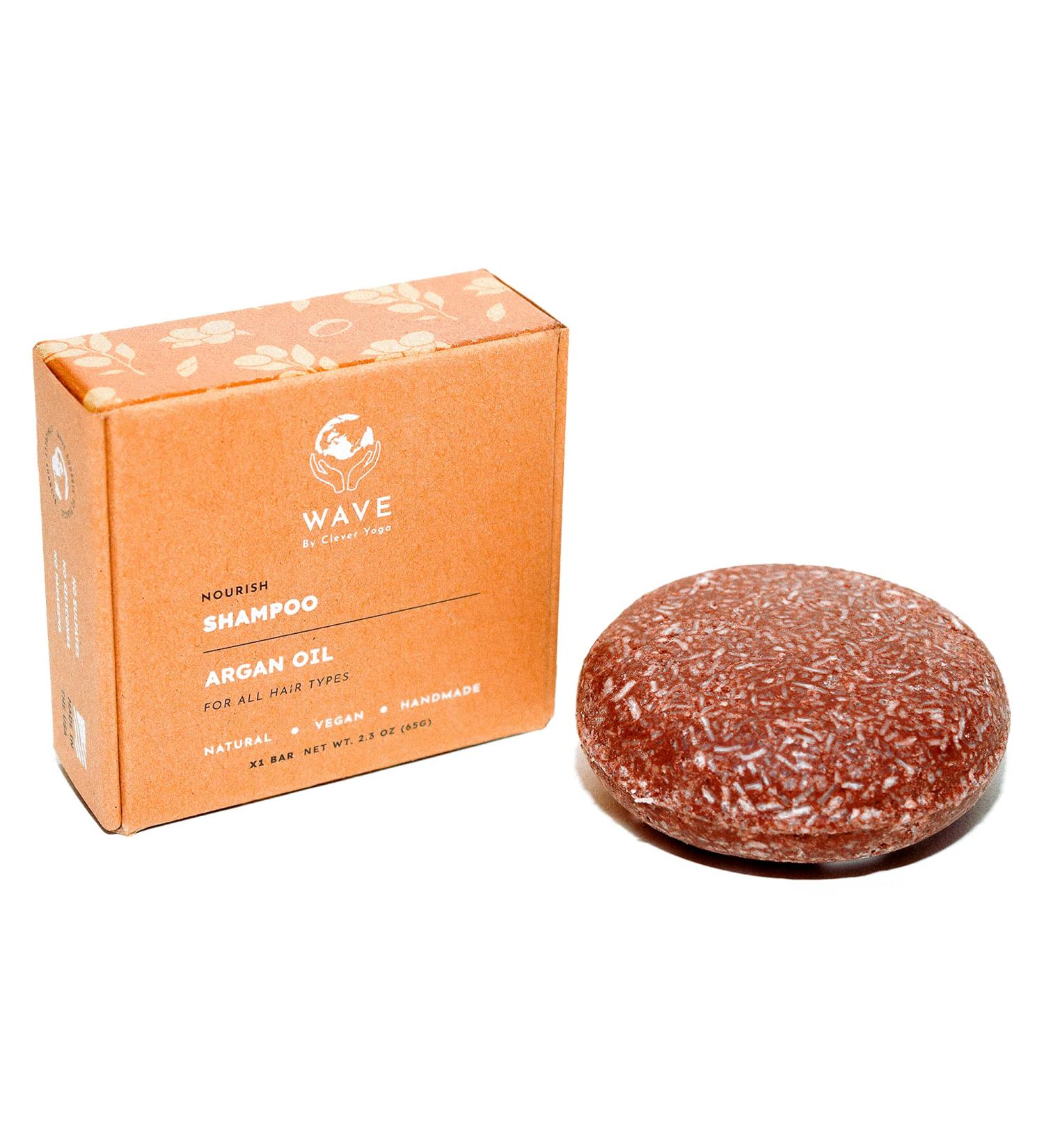 Clever Yoga Argan Oil Shampoo Bar - 100% Vegan & Moisturizing - Handmade in the USA - Buy Online on GoSupps.com