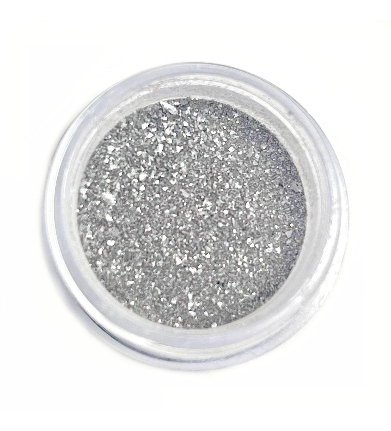 24 KARAT SILVER Luxury Edible Cake Glitter  5 grams - Vegan, Kosher - cakes, cupcakes, fondant, decorating, cake pops, candy, USA Made