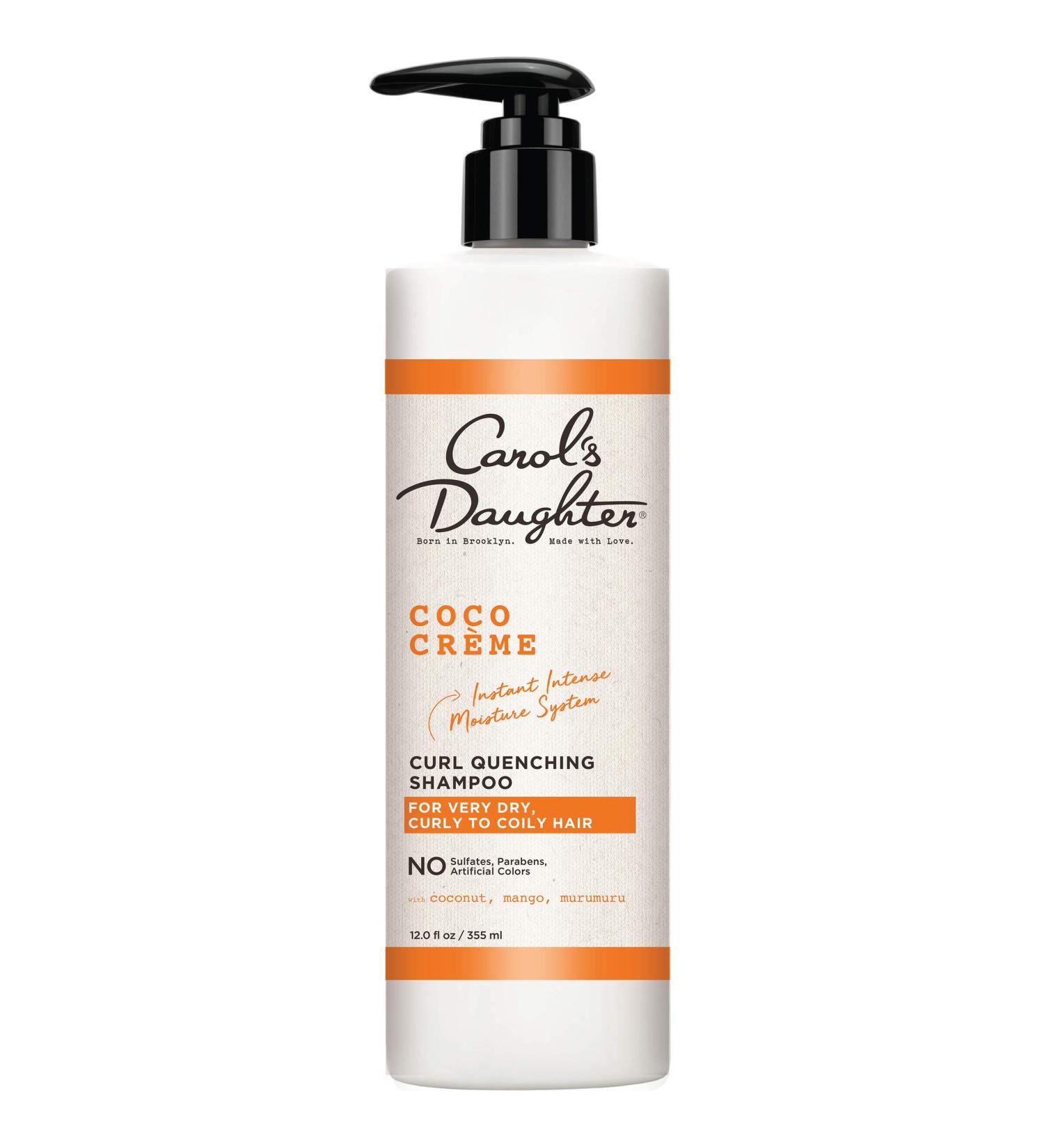Carol's Daughter Coco Crأ¨me Curl Quenching Shampoo 12 fl oz | Hydrating Hair Care for Curly Hair - Buy Online on GoSupps.com