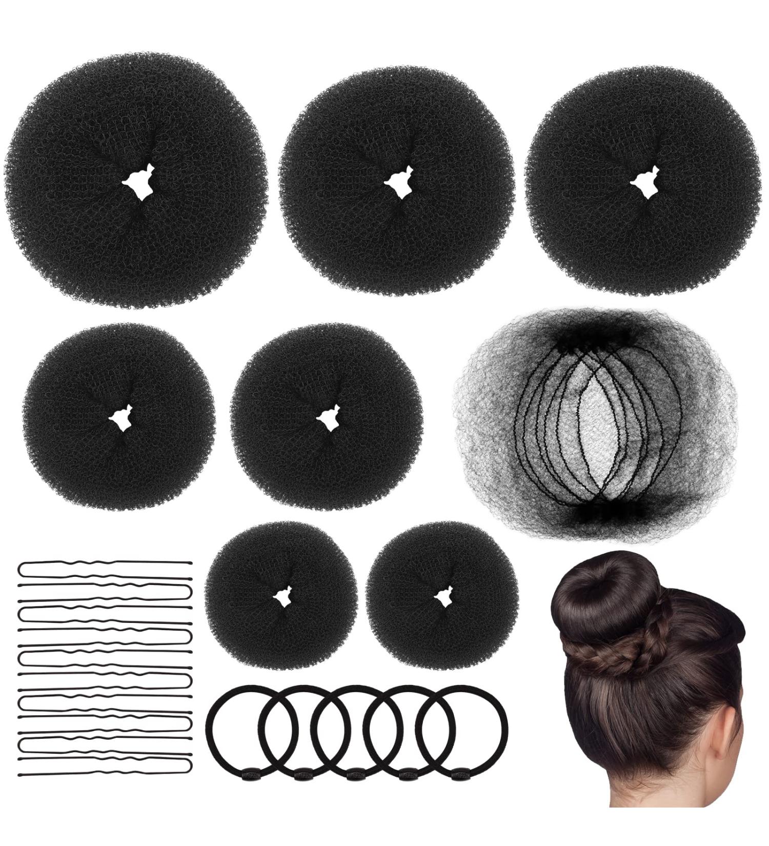 Bekecidi 7-Piece Hair Styling Set: U-Shape Hairpins Donut Makers & Accessories for Women & Kids - Perfect for Weddings & Special Occasions - Buy Online on GoSupps.com