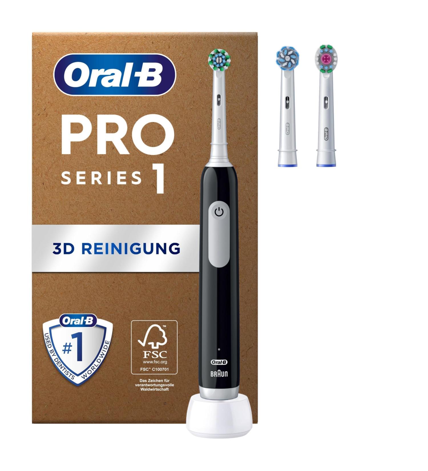 Buy Oral-B Pro Series 1 Plus Edition Electric Toothbrush - 3 Modes 3 Brush Heads Eco-Friendly Packaging - Buy Online on GoSupps.com