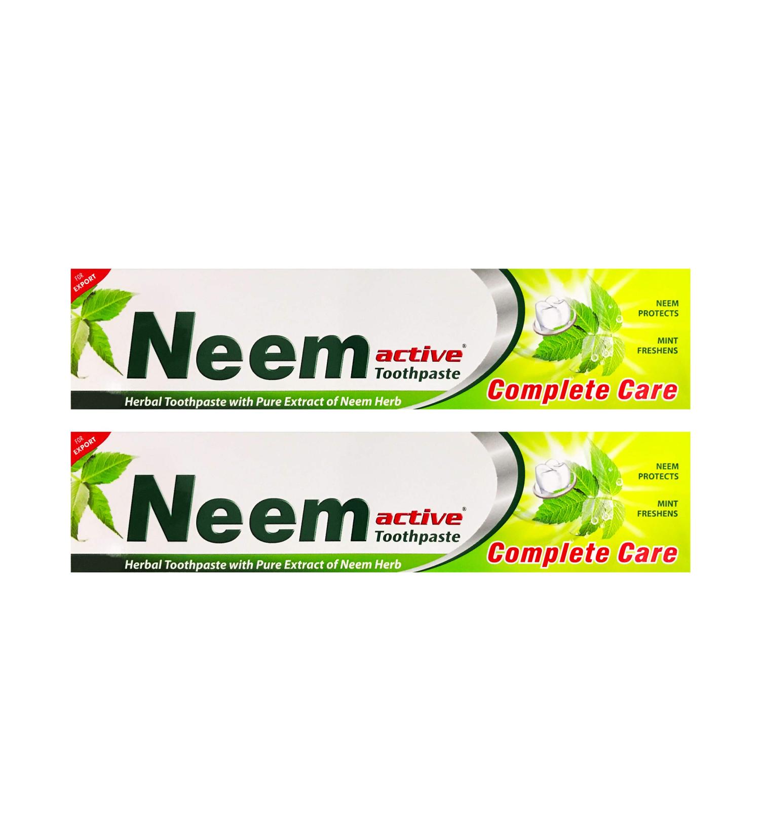Neem Active Herbal Toothpaste 200gm (Pack of 2) - Buy Online on GoSupps.com