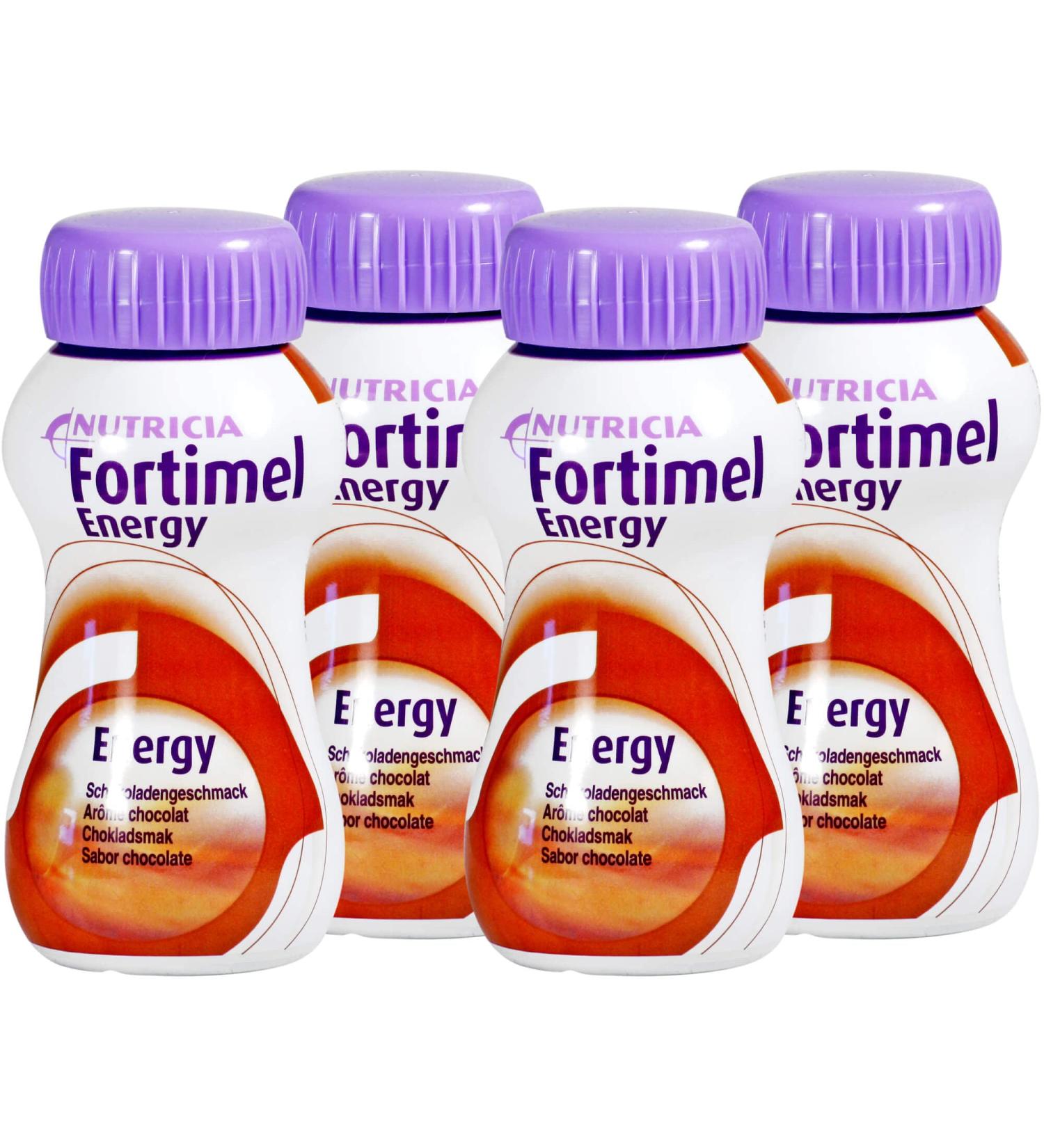 FORTIMEL ENERGY CHOCOLATE BOTTLE 200ML X4