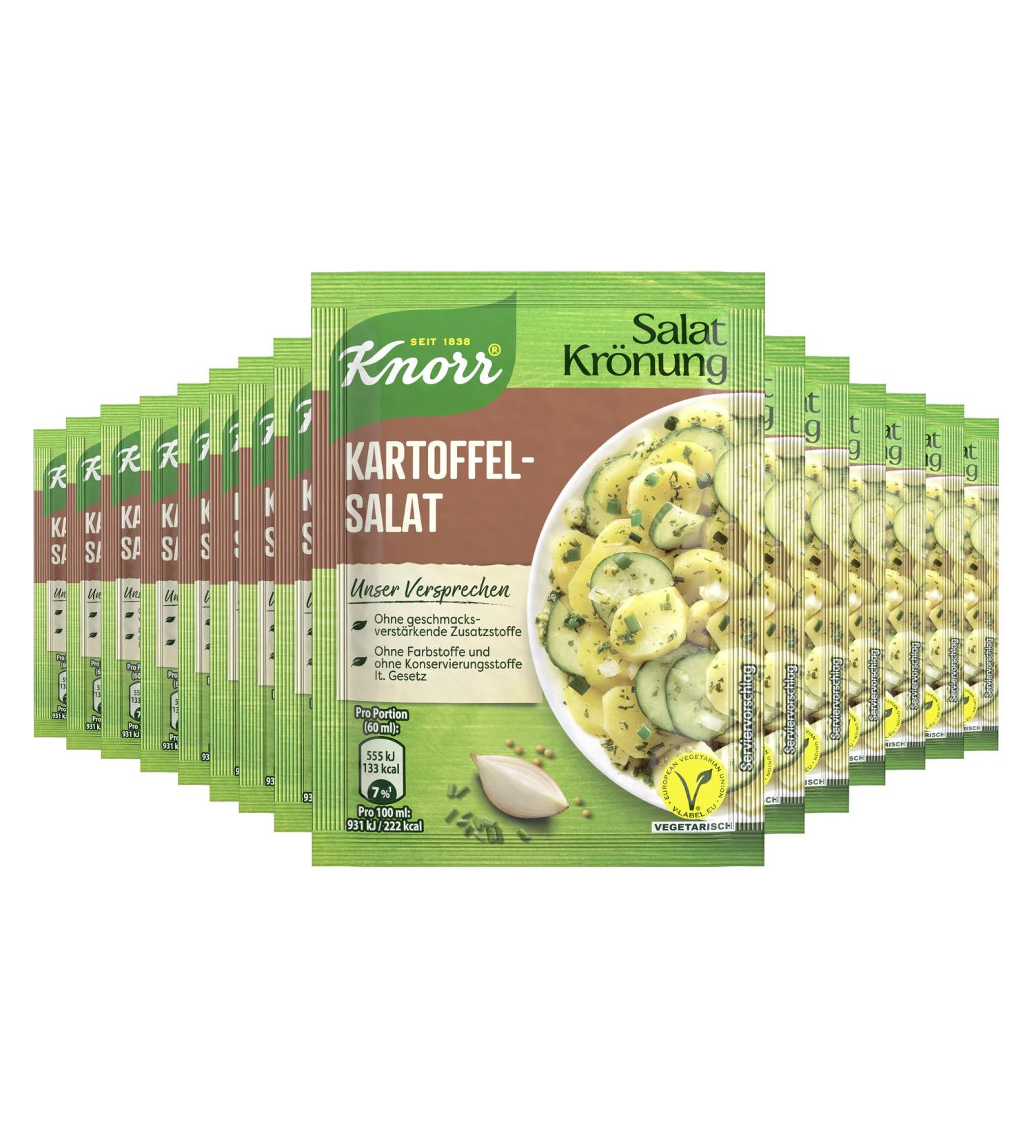 Knorr Salatkr nung Potato Salad Dressing | Natural Ingredients | 15x 5-Pack - Perfect for Delicious Salads - Buy Online on GoSupps.com