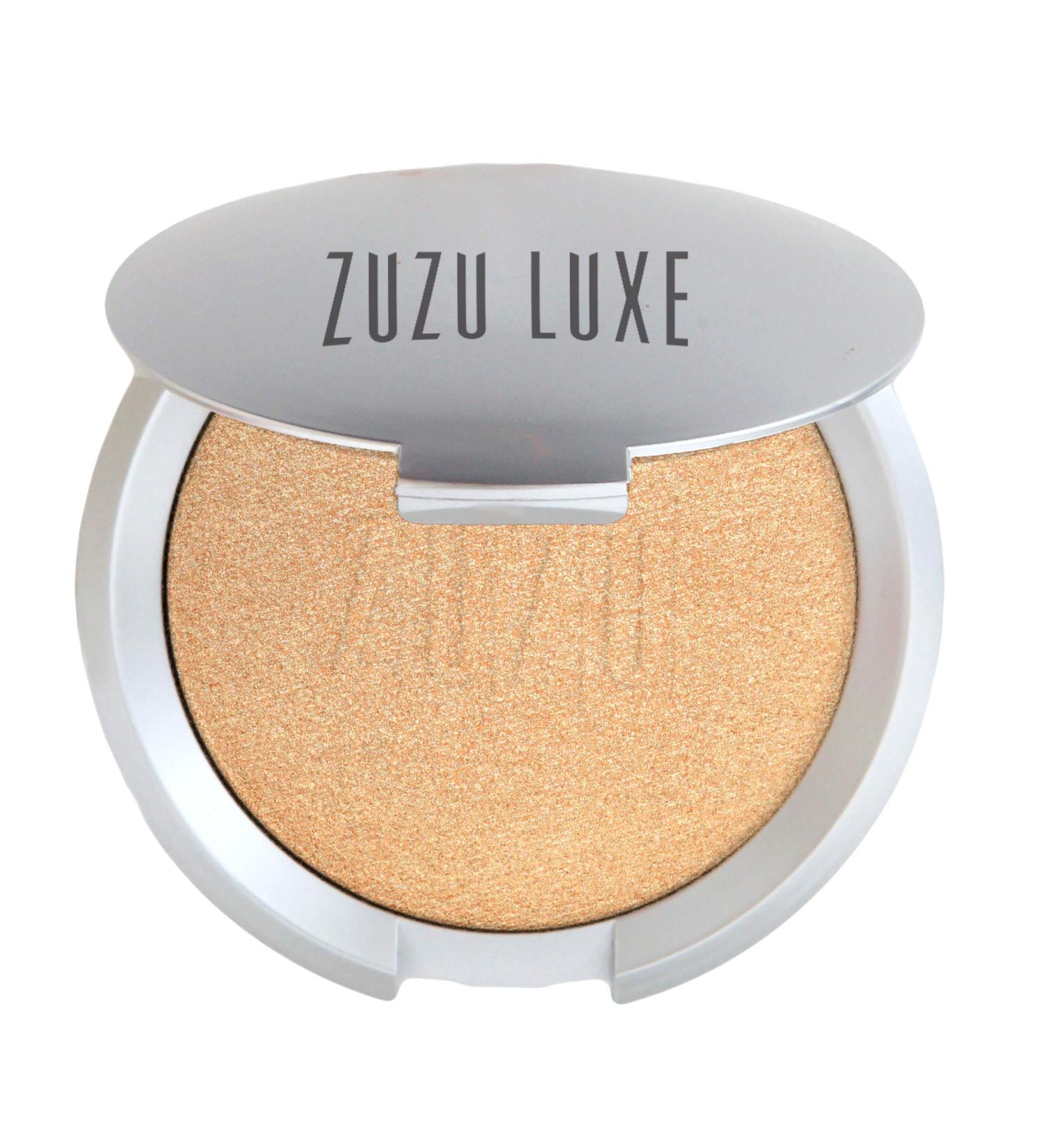 ZUZU LUXE Mineral Highlighter Powder - Natural Glow, Paraben-Free, Vegan - 0.32 oz - Buy Online on GoSupps.com
