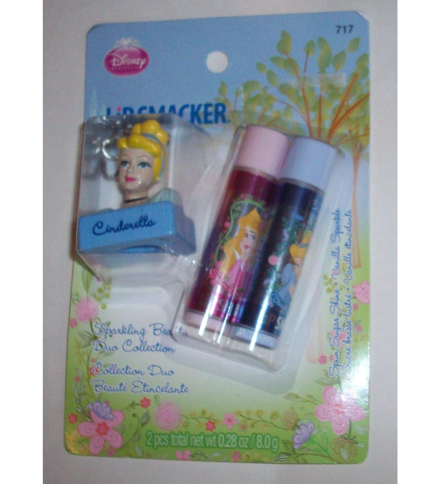 Bonne Bell Lip Smacker Disney Princess Cinderella Magical Wonders Lip Balm Collection with Keychain