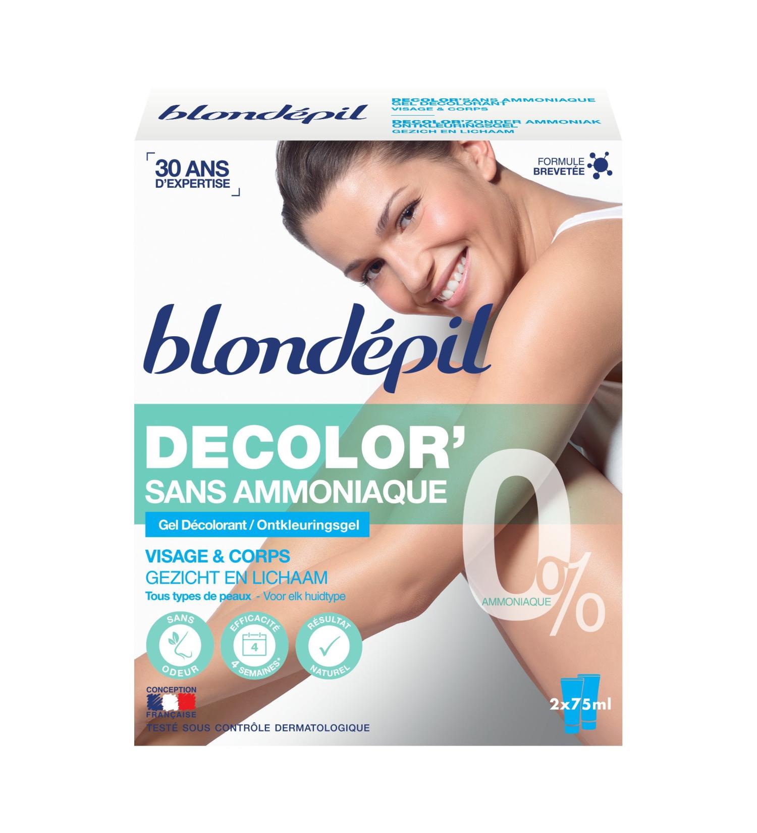 Blond pil Ammonia-Free Bleaching Gel for Face / Body - All Skin Types