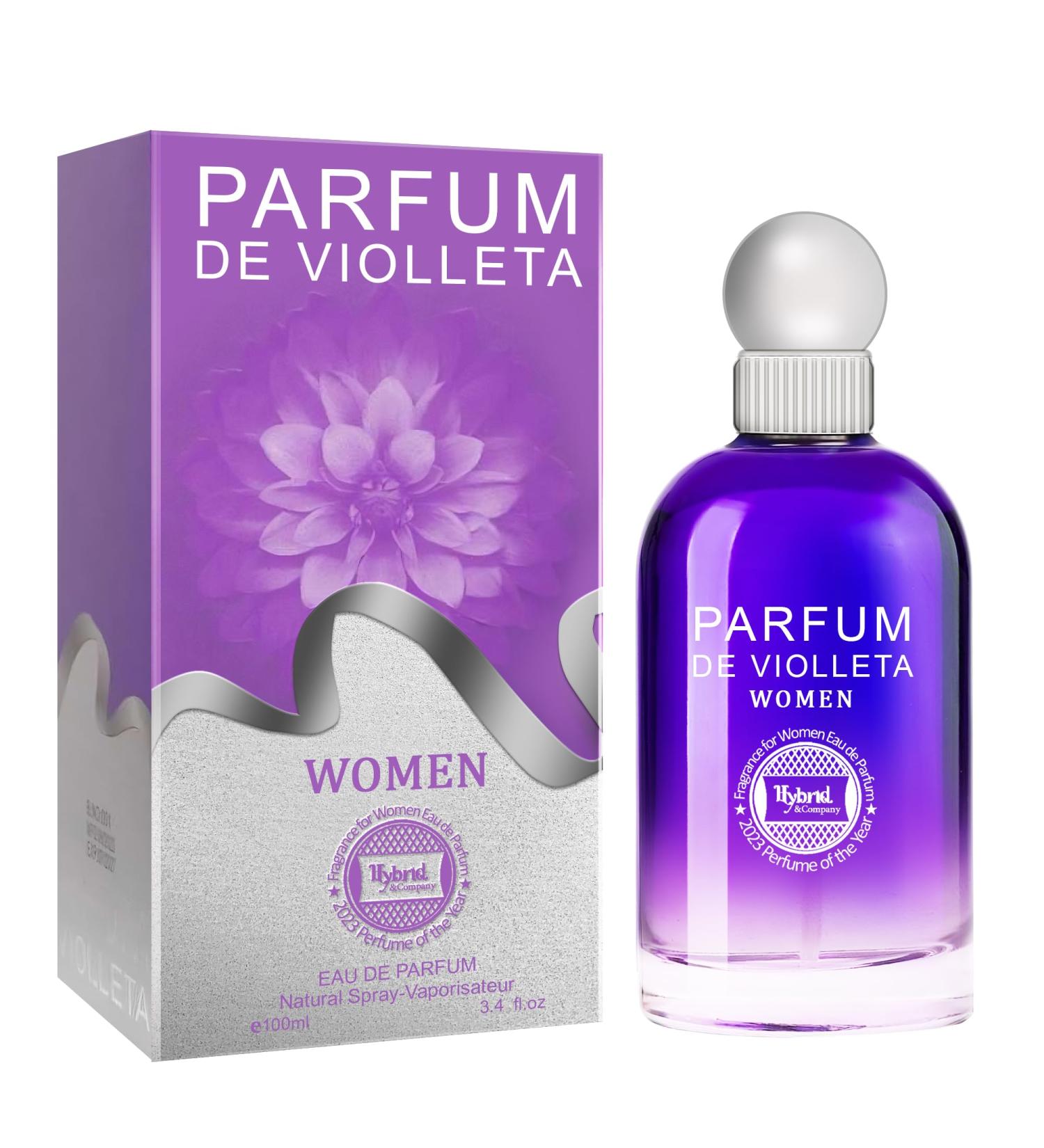 Hybrid & Company Parfum De Violleta Women Beauty Unique Fragrancet Memorable Womens Fragrance Scent Womens Perfume 3.4 Fl Oz - Buy Online on GoSupps.com