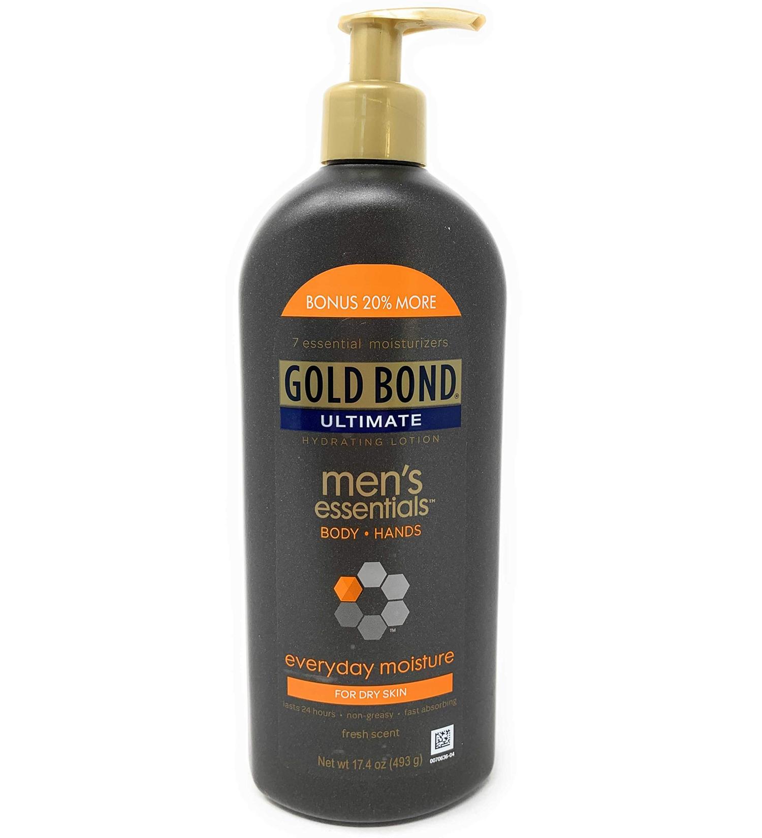 Gold Bond Men's Everyday Essentials Lotion 17.4 Ounce 1.08 Pound (Pack of 1)