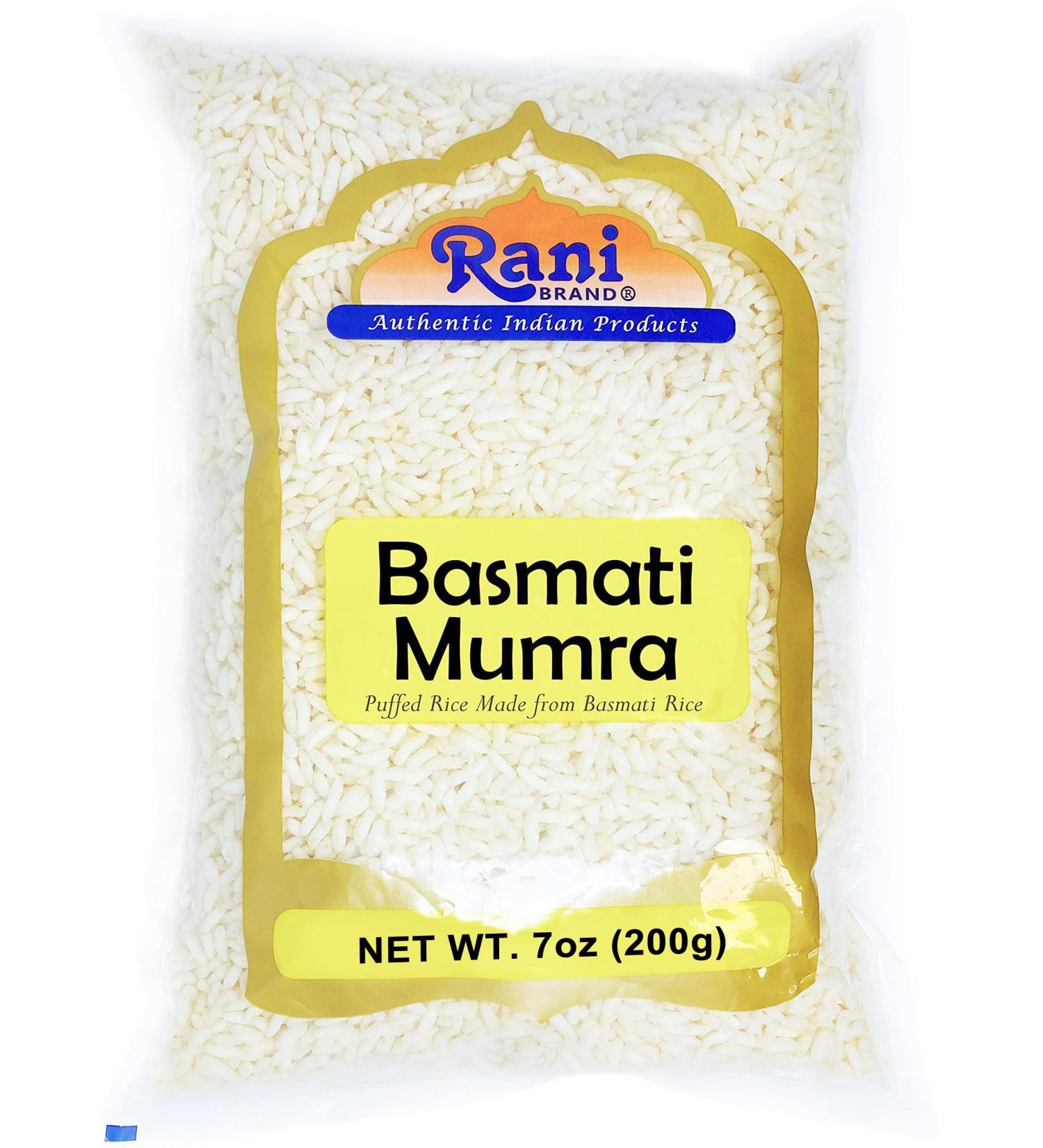 Rani Basmati Mamra (Puffed Rice) 7oz (200g) All Natural Indian Origin | No Color | Gluten Friendly | Vegan | Non-GMO | No Salt or fillers Basmati Mumra 200g - Buy Online on GoSupps.com