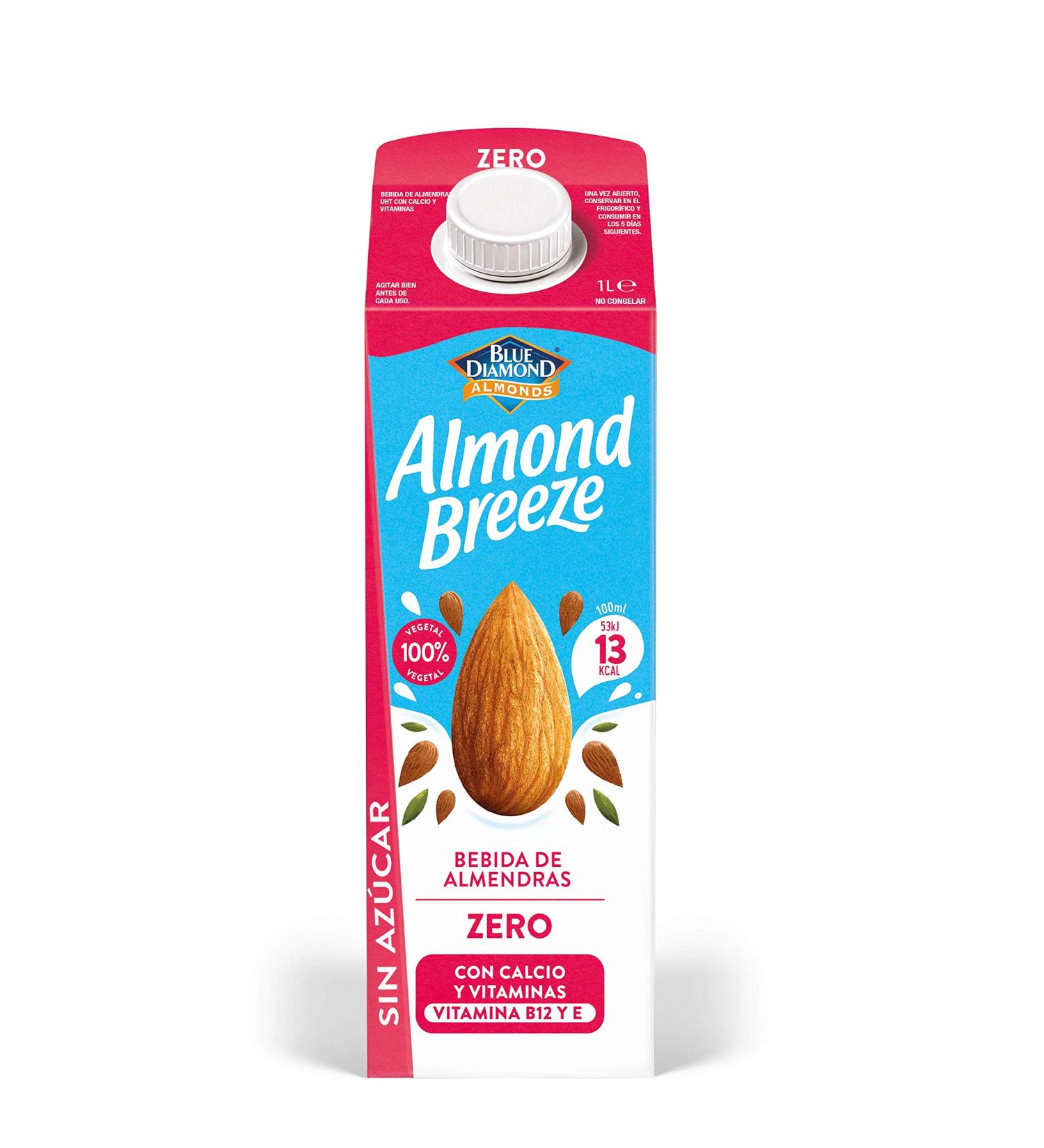 Blue Diamond - Almond Breeze | Almond Milk Sugar Free | Lactose Free | Wheat & Gluten Free | Low Saturated Fat | Almond Milk - Buy Online on GoSupps.com